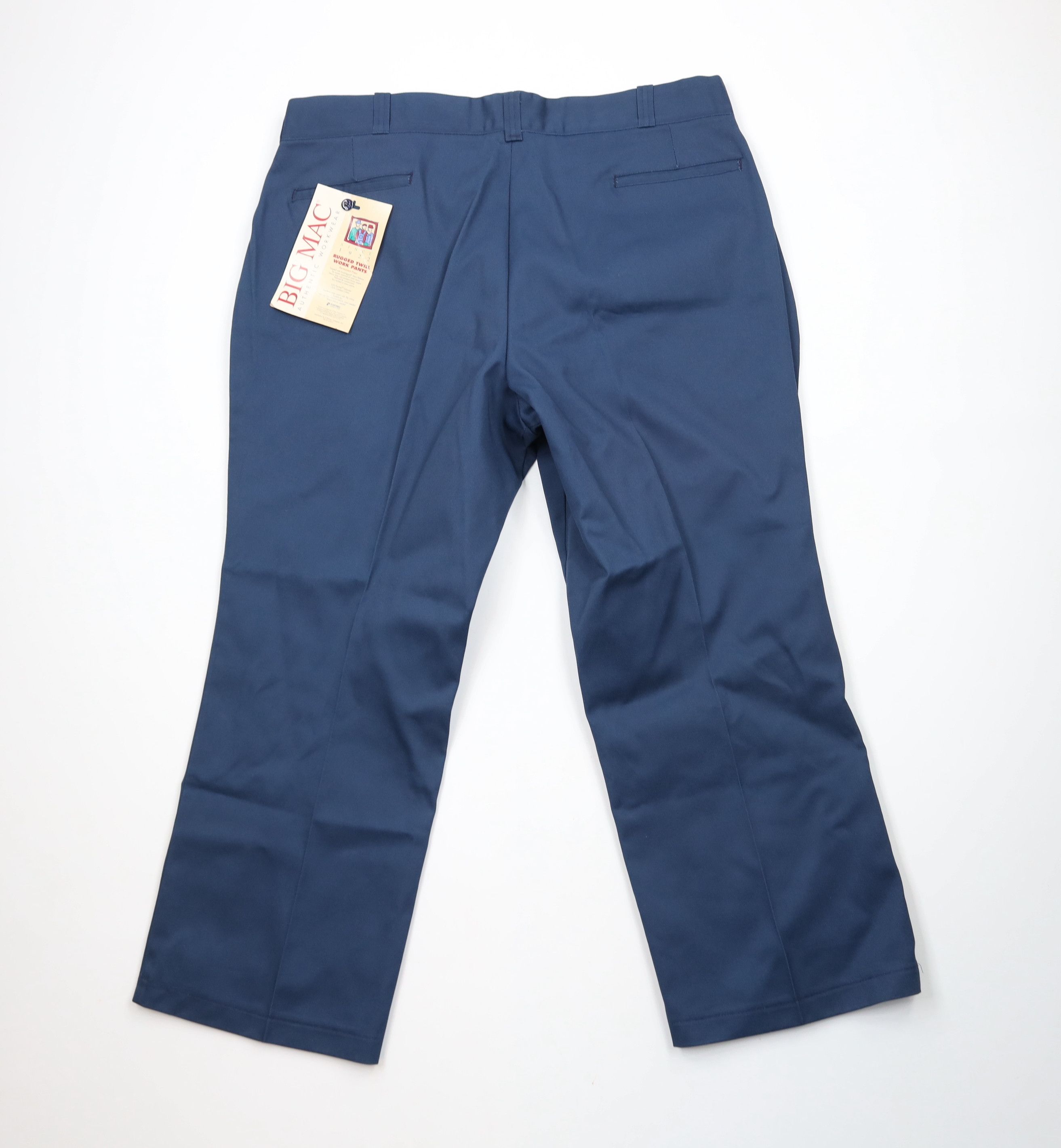 Vintage Deadstock Vintage 90s Big Mac Rugged Twill Work Pants Blue Size US 42 / EU 58 - 8 Thumbnail