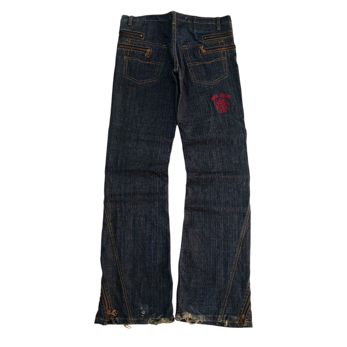Pepe Jeans Vintage Y2K Pepe Jeans Dark Wash Zipper Pocket Denim Size US 30 / EU 46 - 2 Thumbnail