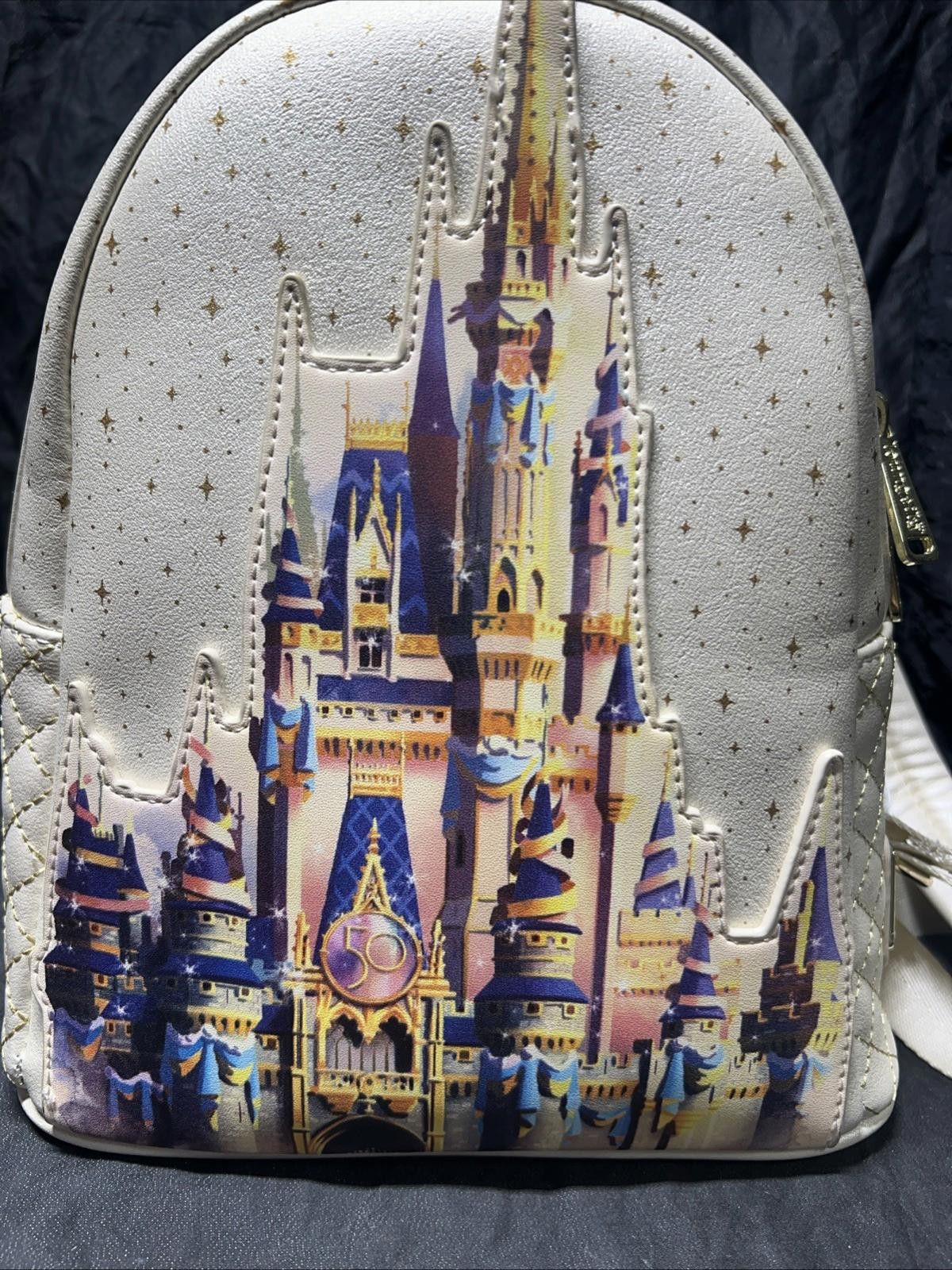 Other Loungefly Disney 50th Anniversary White Castle Mini Backpack Size ONE SIZE - 2 Thumbnail