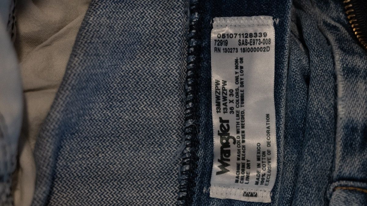 Wrangler Distressed Wrangler Jeans Size US 36 / EU 52 - 9 Thumbnail