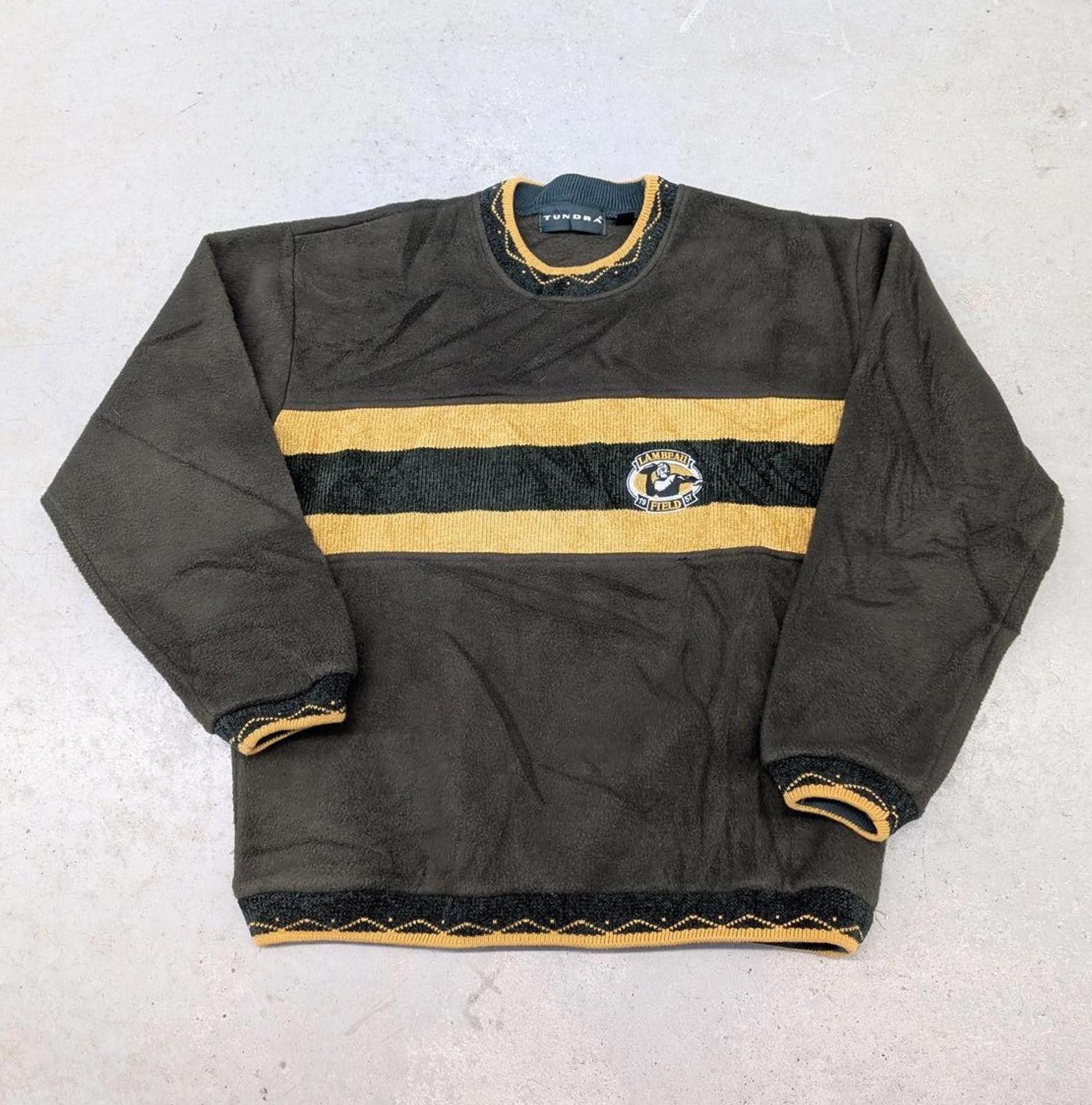 Tundra Vintage 90s Lambeau Field Packers Tundra soft fleece sweater Size US M / EU 48-50 / 2 - 1 Thumbnail