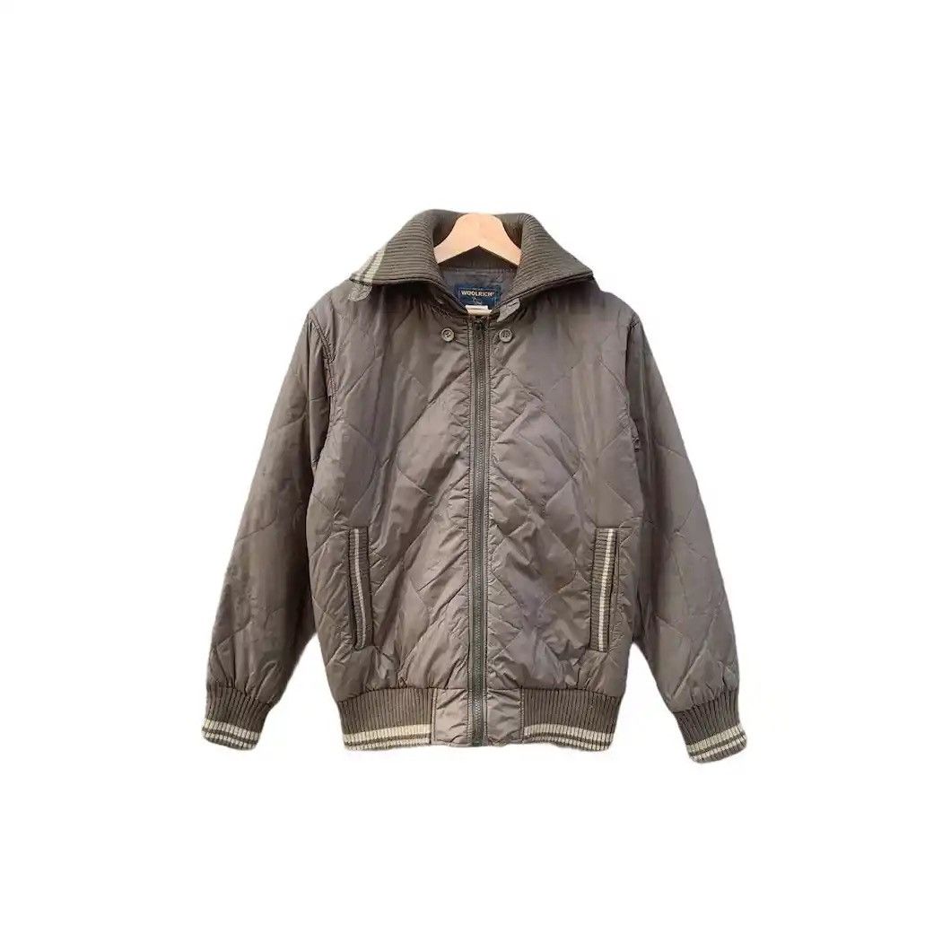 Vintage Woolrich Designer Puffer Zipper Jacket Size M