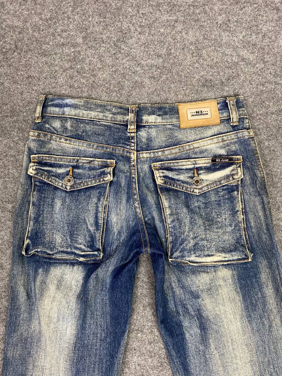 Japanese Brand vintage japanese brands 3d pocket bootcut flare denim Size 28" / US 6 / IT 42 - 3 Thumbnail