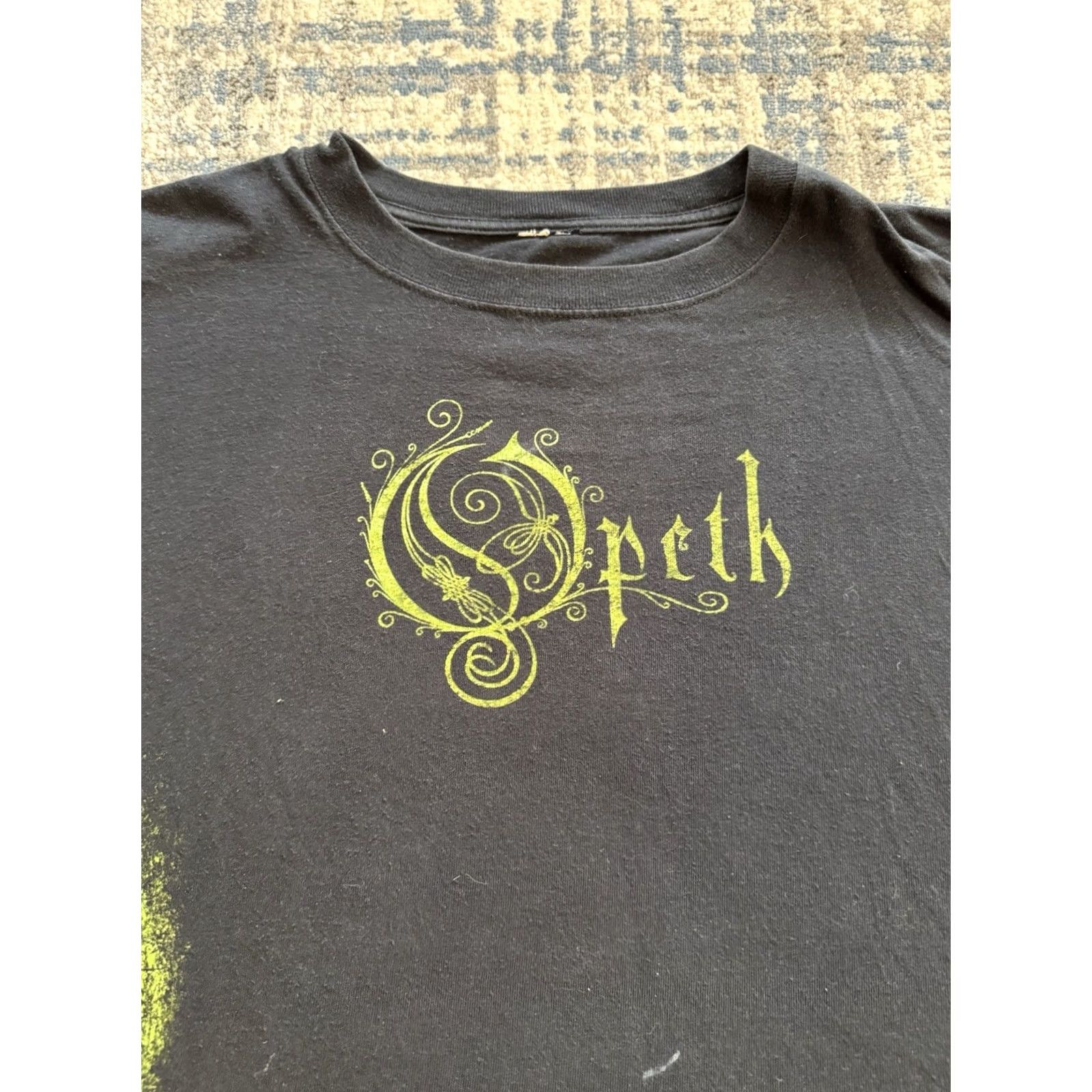 Vintage VINTAGE Opeth T Shirt 2XL Short Sleeve Crew Neck Black Cotton Dream Theater Katatonia Metal Logo Graphic Print Men Mens Size US XXL / EU 58 / 5 - 3 Thumbnail