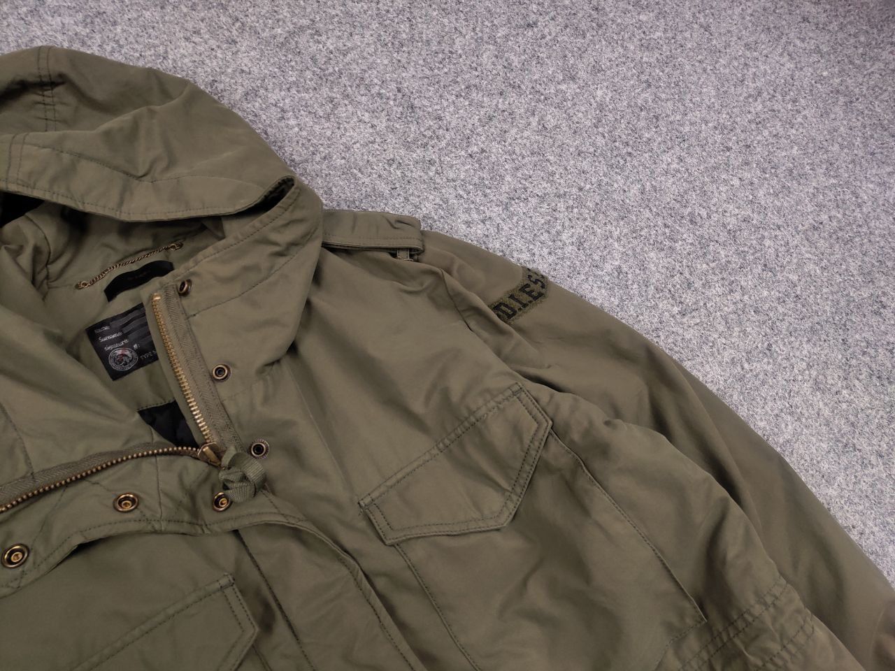 Diesel Diesel superior protection Military M65 Parka hoodie jacket Size L / US 10 / IT 46 - 8 Thumbnail