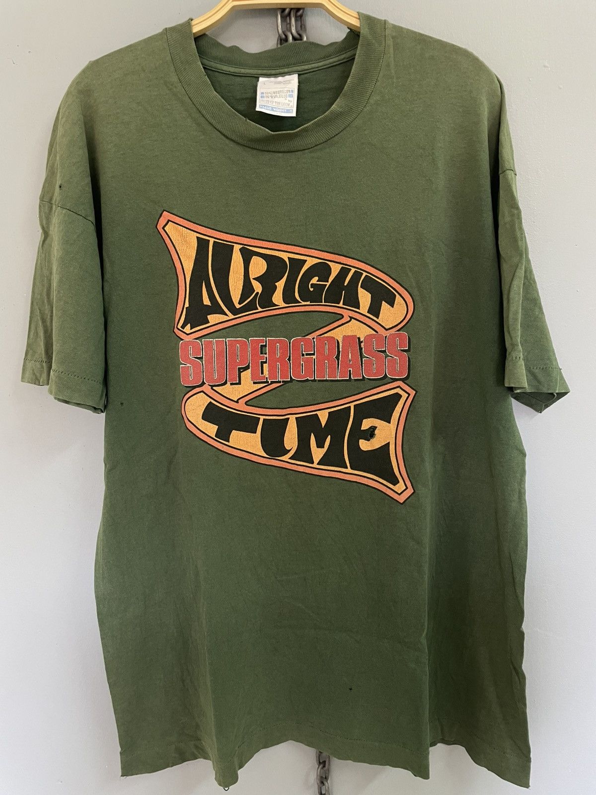 Band Tees Vintage 90s Supergrass Alright Time britpop band t shirt Size US L / EU 52-54 / 3 - 3 Thumbnail