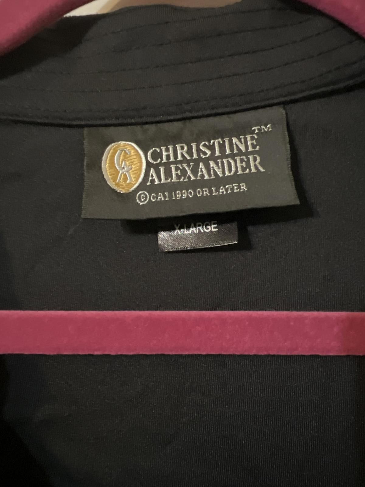 Other Christine Alexander Black Women's Jacket Stoned Collar XL Size XL / US 12-14 / IT 48-50 - 3 Thumbnail