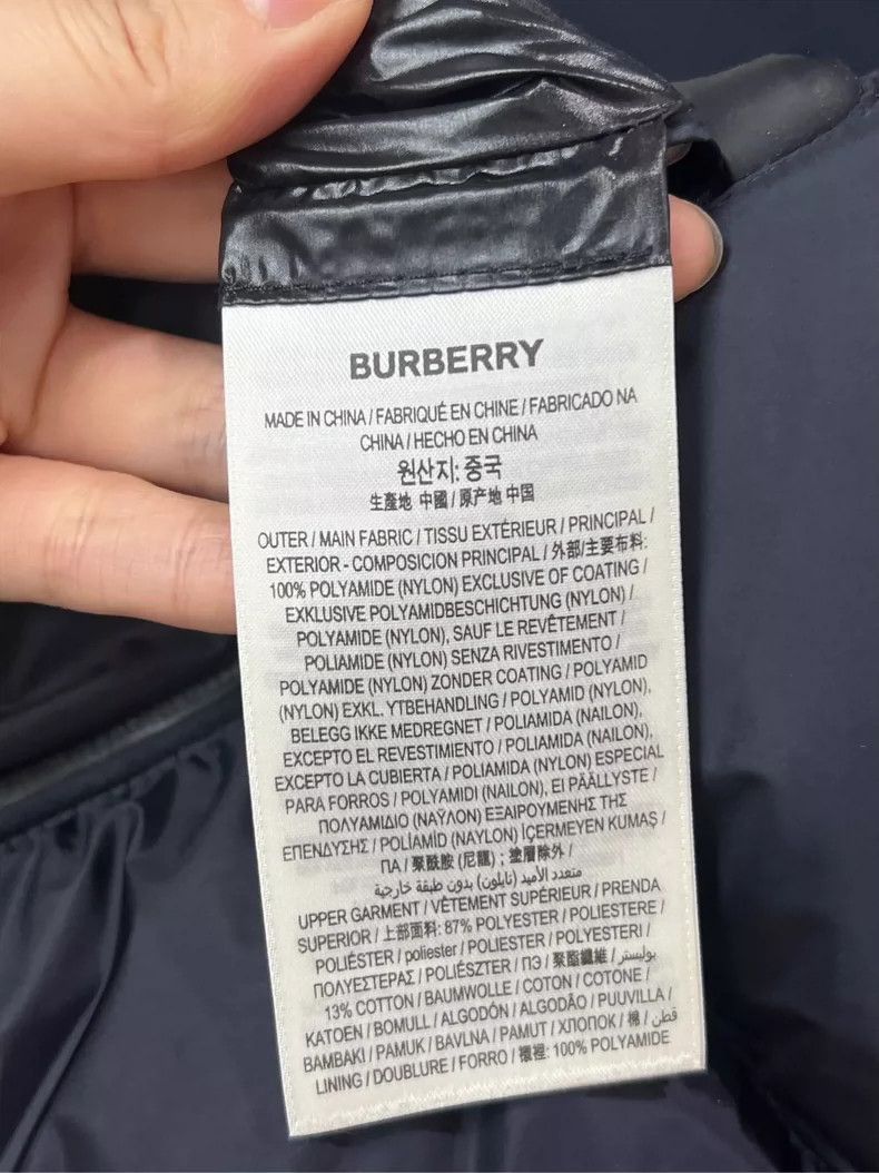 Burberry Burberry Burberry Dark Blue Down Jacket Size S-2507 Size US S / EU 44-46 / 1 - 4 Thumbnail