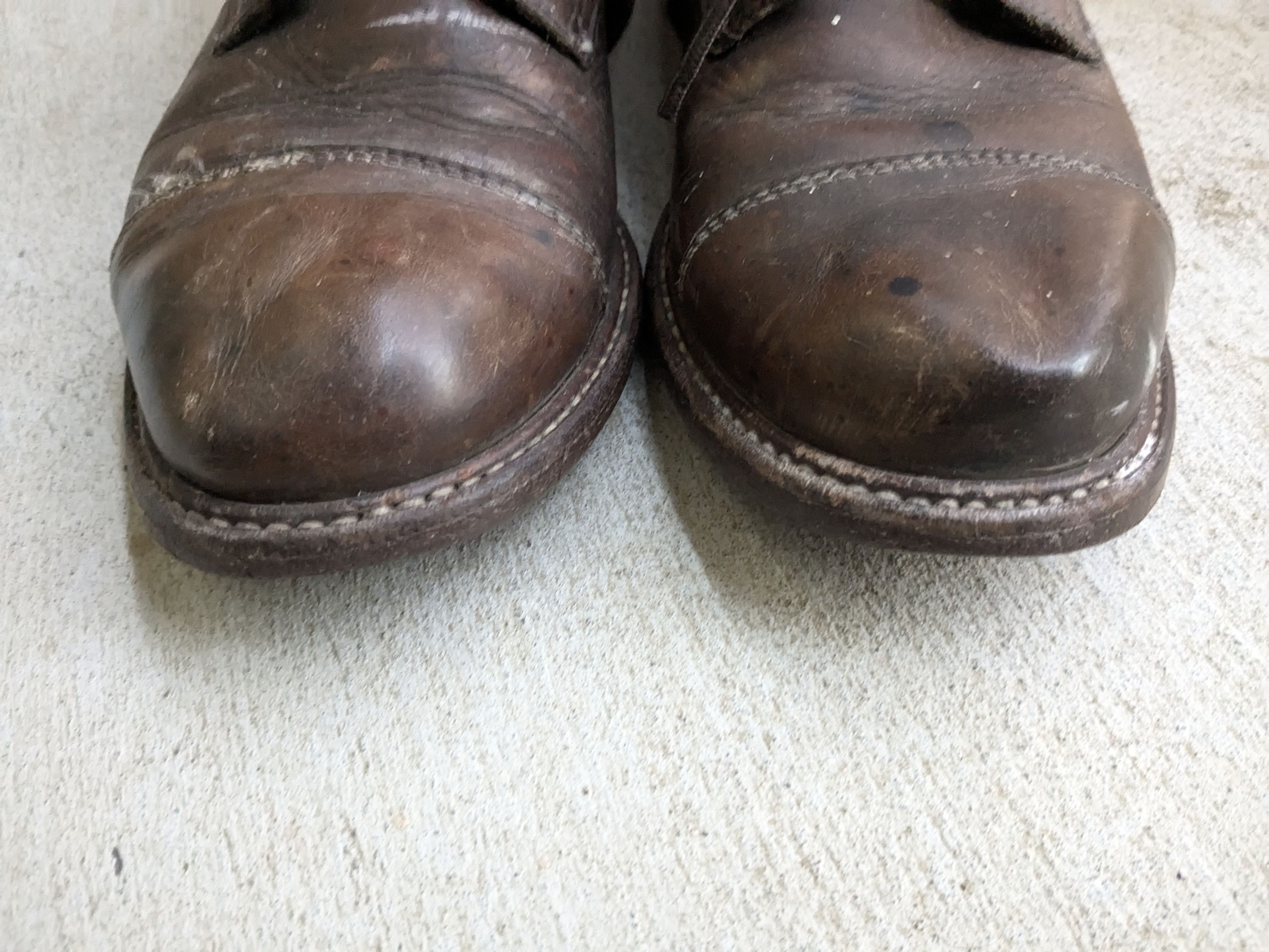 Chippewa × Vintage Chippewa Boots Brown 10 Leather Rubber Combat Work Vibram Size US 10 / EU 43 - 2 Thumbnail