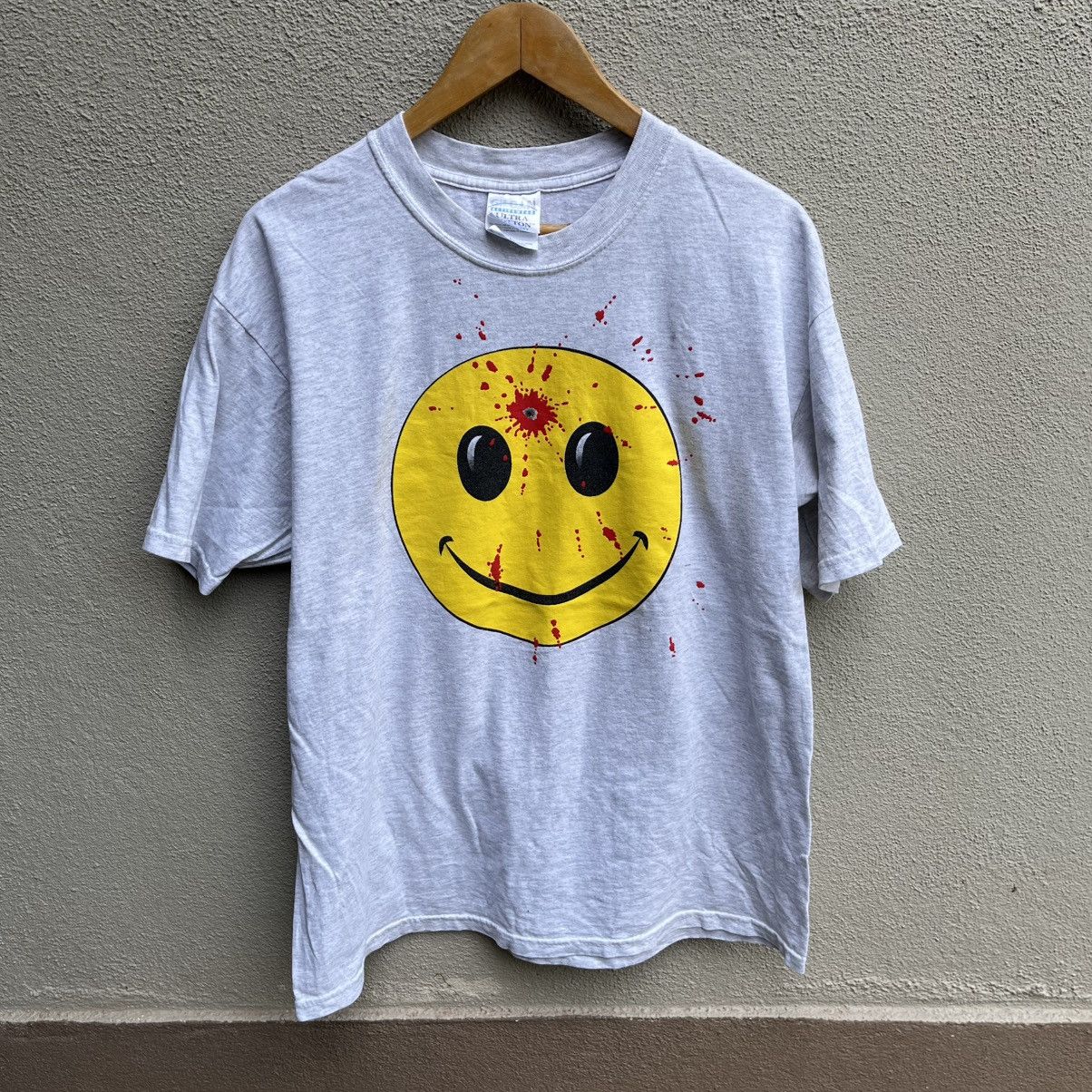 Band Tees Vintage 90s SMILEY Headshot tee grunge art Size US L / EU 52-54 / 3 - 1 Thumbnail