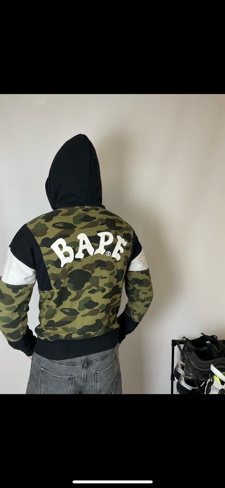 Bape 1st Camo Color Block Full Zip Hoodie Size US M / EU 48-50 / 2 - 21 Thumbnail