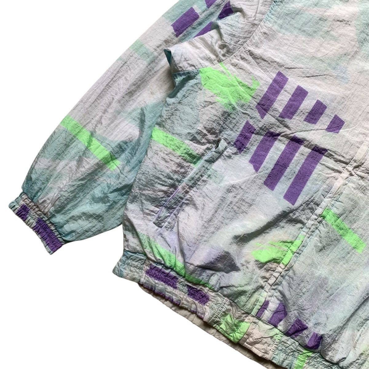 Nike Vintage 90's NIKE EEL nylon reversible windbreaker jacket Size US XL / EU 56 / 4 - 4 Thumbnail
