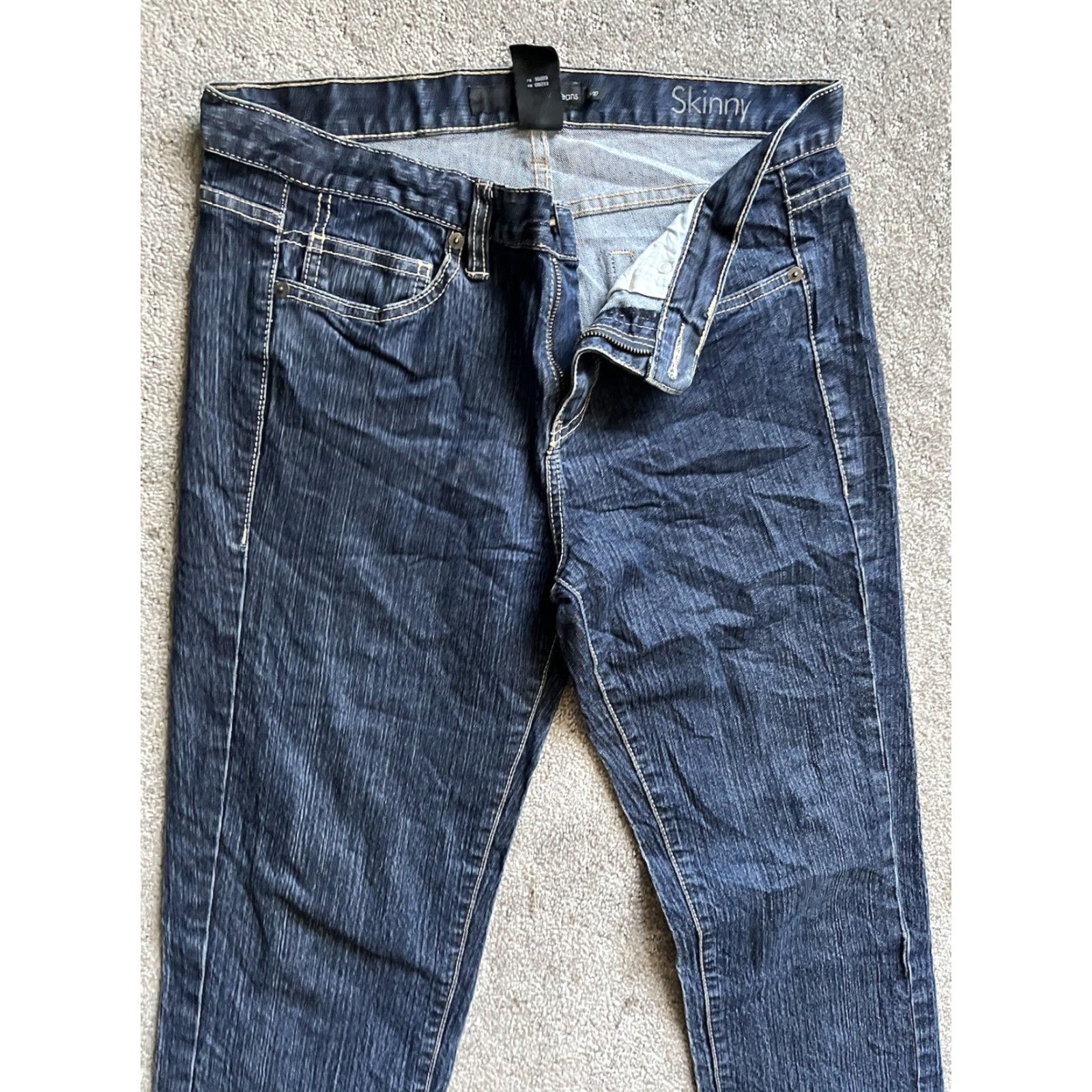 Calvin Klein Calvin Klein Womens Jeans Skinny Blue Size 30/10 Hemmed Size 32" / US 10 / IT 46 - 2 Thumbnail