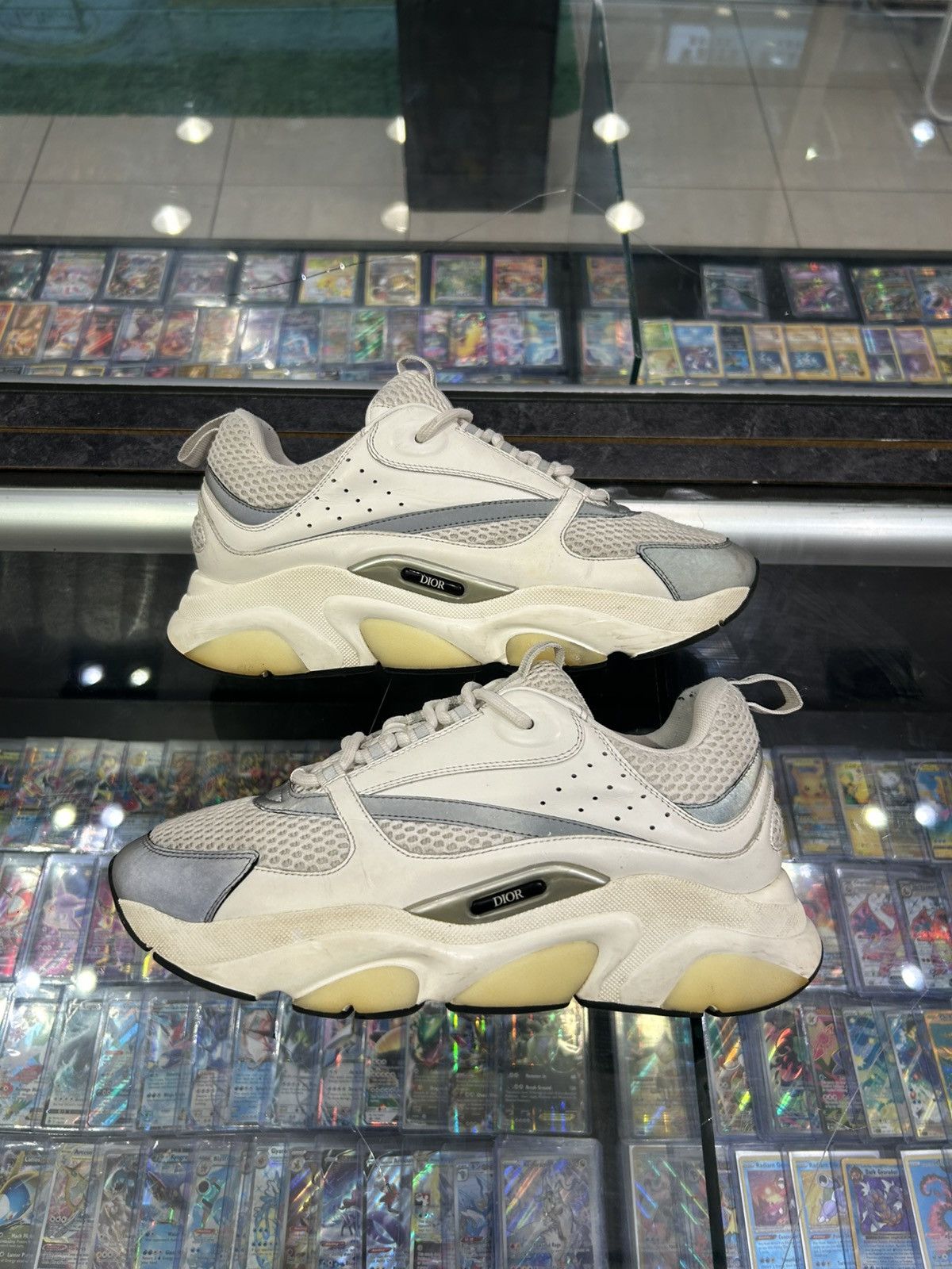 Dior Dior b22 white grey Size US 10 / EU 43 - 1 Thumbnail
