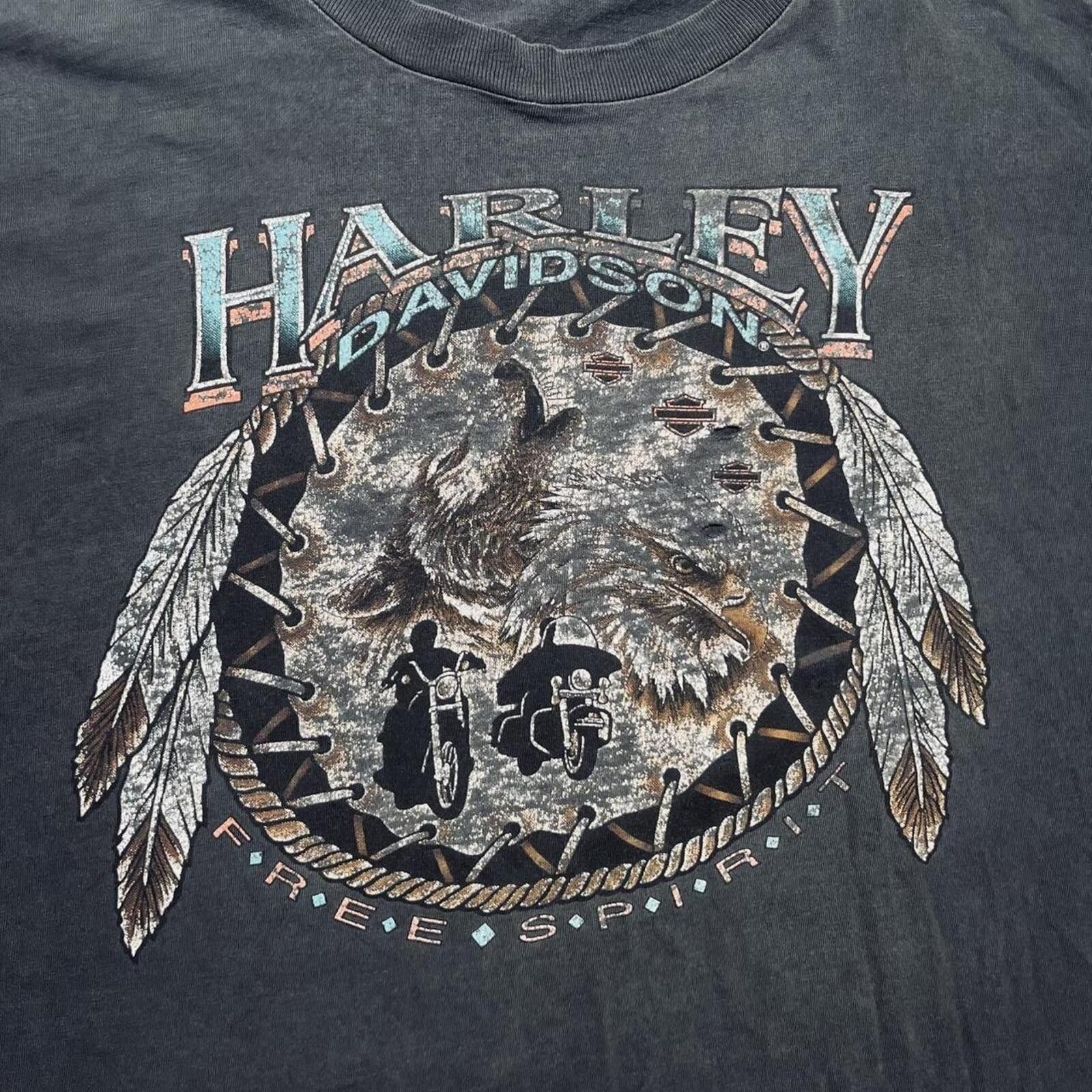Harley Davidson VTG Harley Davidson Stuart Florida Treasure Biker Tee 3XL Size US XXL / EU 58 / 5 - 3 Thumbnail
