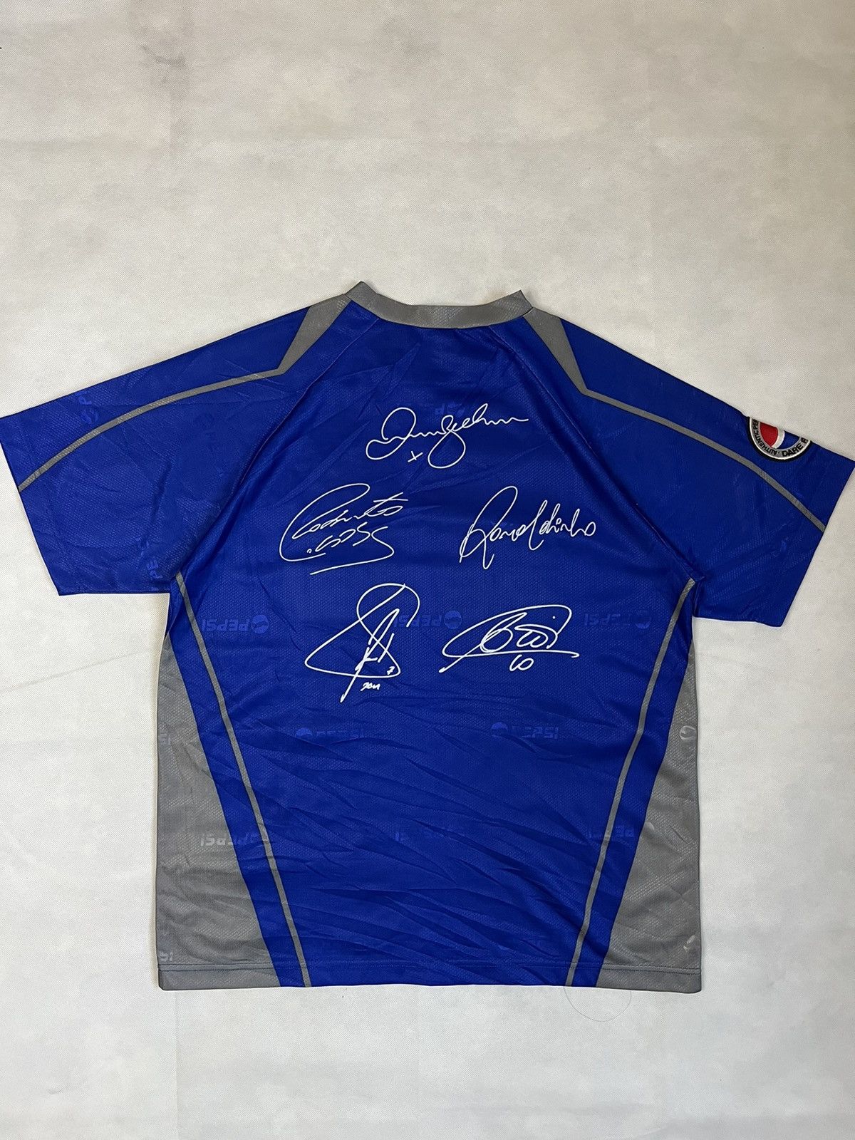 Pepsi Vintage Signature Pepsi Soccer Jersey Kit Fifa World Cup Size US L / EU 52-54 / 3 - 4 Thumbnail