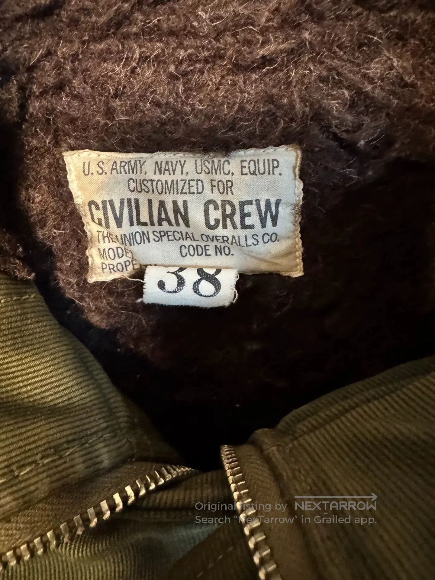 Freewheelers Vintage Freewheelers Military Vest. Size US M / EU 48-50 / 2 - 2 Thumbnail