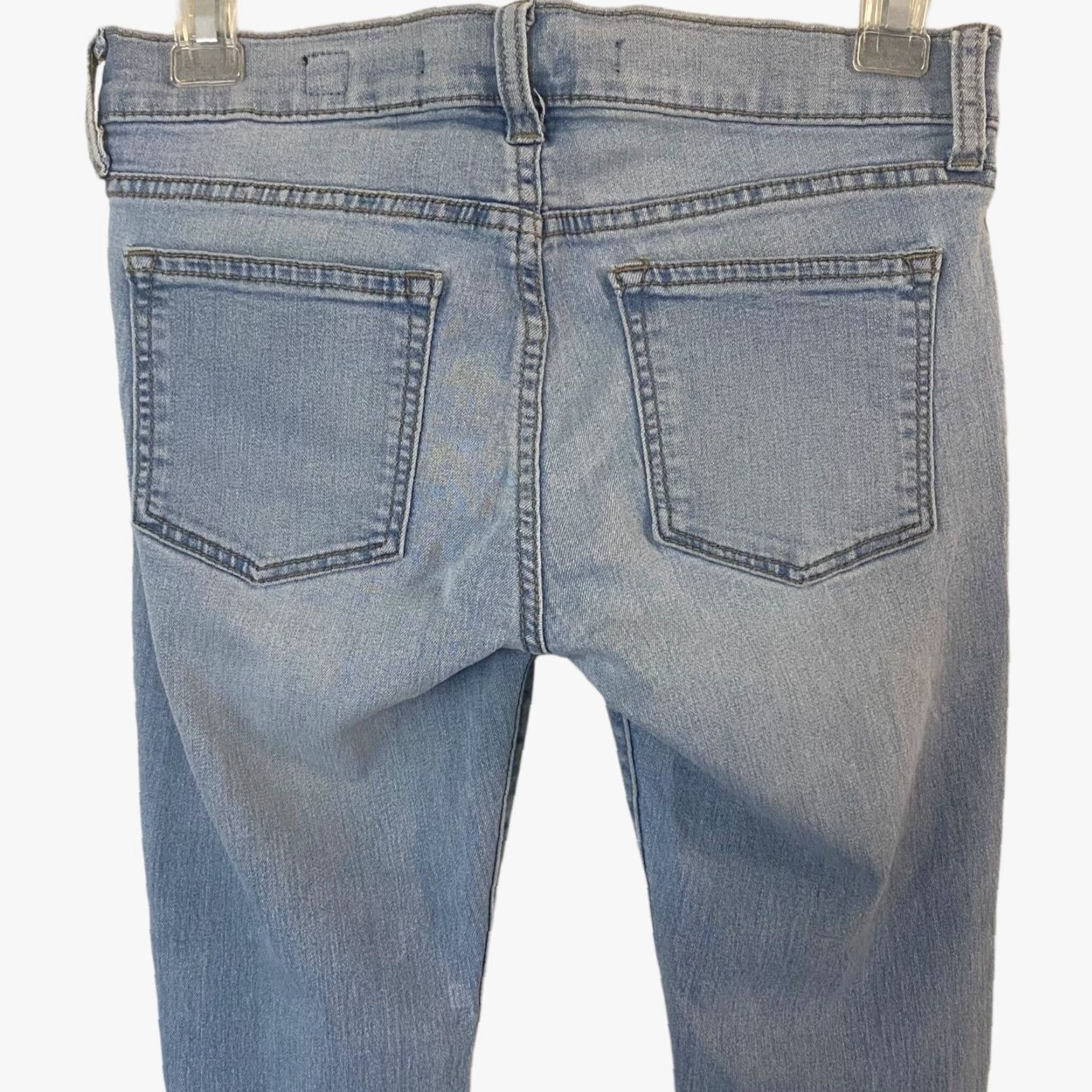 Vintage VINTAGE SP Black Label Low-Rise Skinny Jeans Women's 25 Light Wash Denim Stretch Distressed Blue 5-Pocket Womens Jeans Size 42" / US 20 - 6 Thumbnail