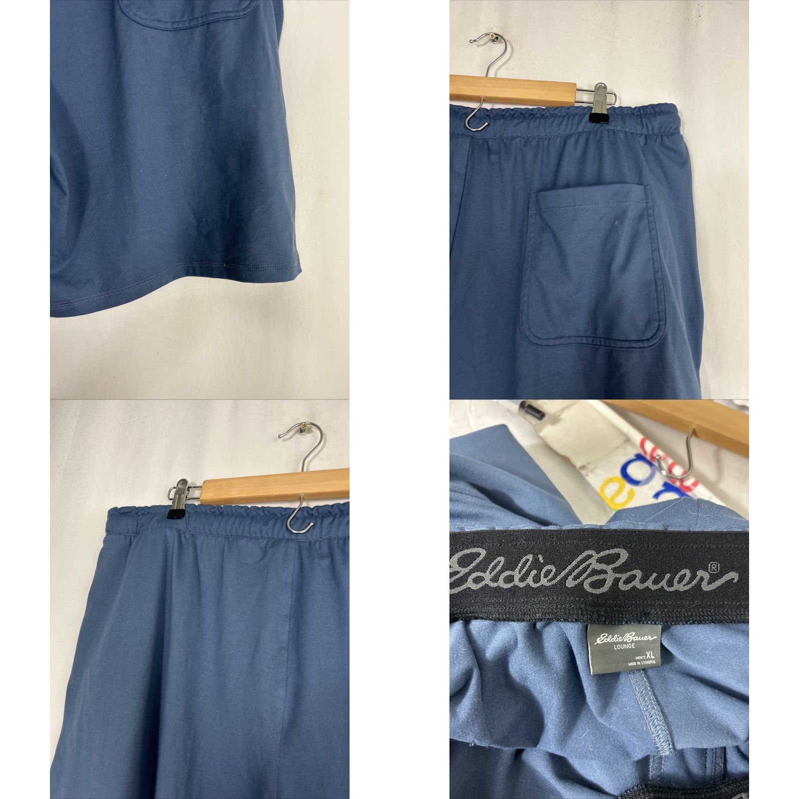 Eddie Bauer Eddie Bauer Mens XL Blue Lounge Active Shorts With Pockets 38x9" Size US 36 / EU 52 - 8 Thumbnail