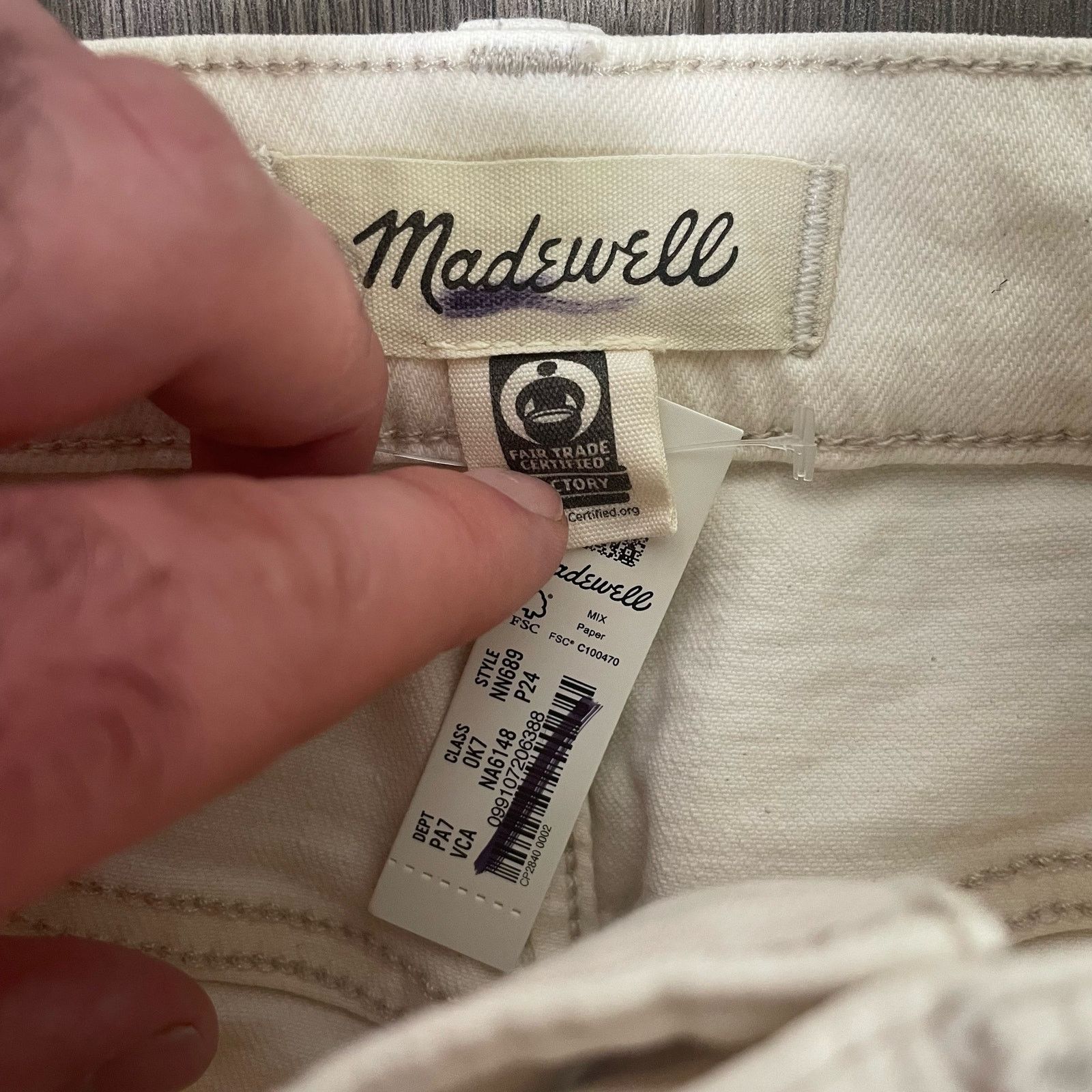 Madewell Madewell 90s Straight Vintage Denim Jeans US Women's 24P Size 24" / US 00 / IT 34 - 4 Thumbnail
