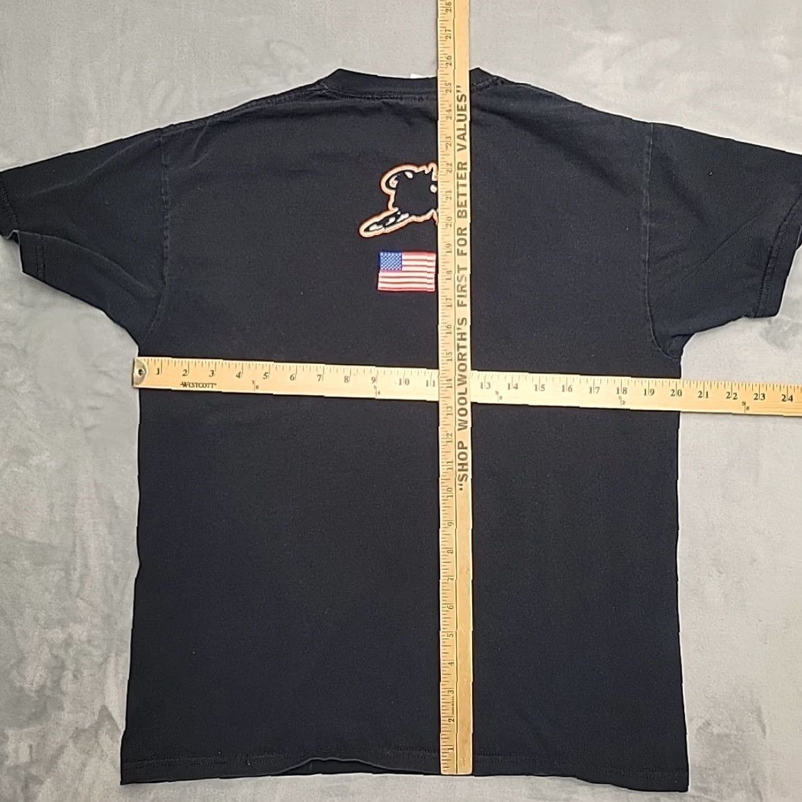Gildan VINTAGE AMA Pro Shirt Mens Medium Black Motocross Racing Moto Cross Race UAS Flag TEE Size US M / EU 48-50 / 2 - 6 Thumbnail