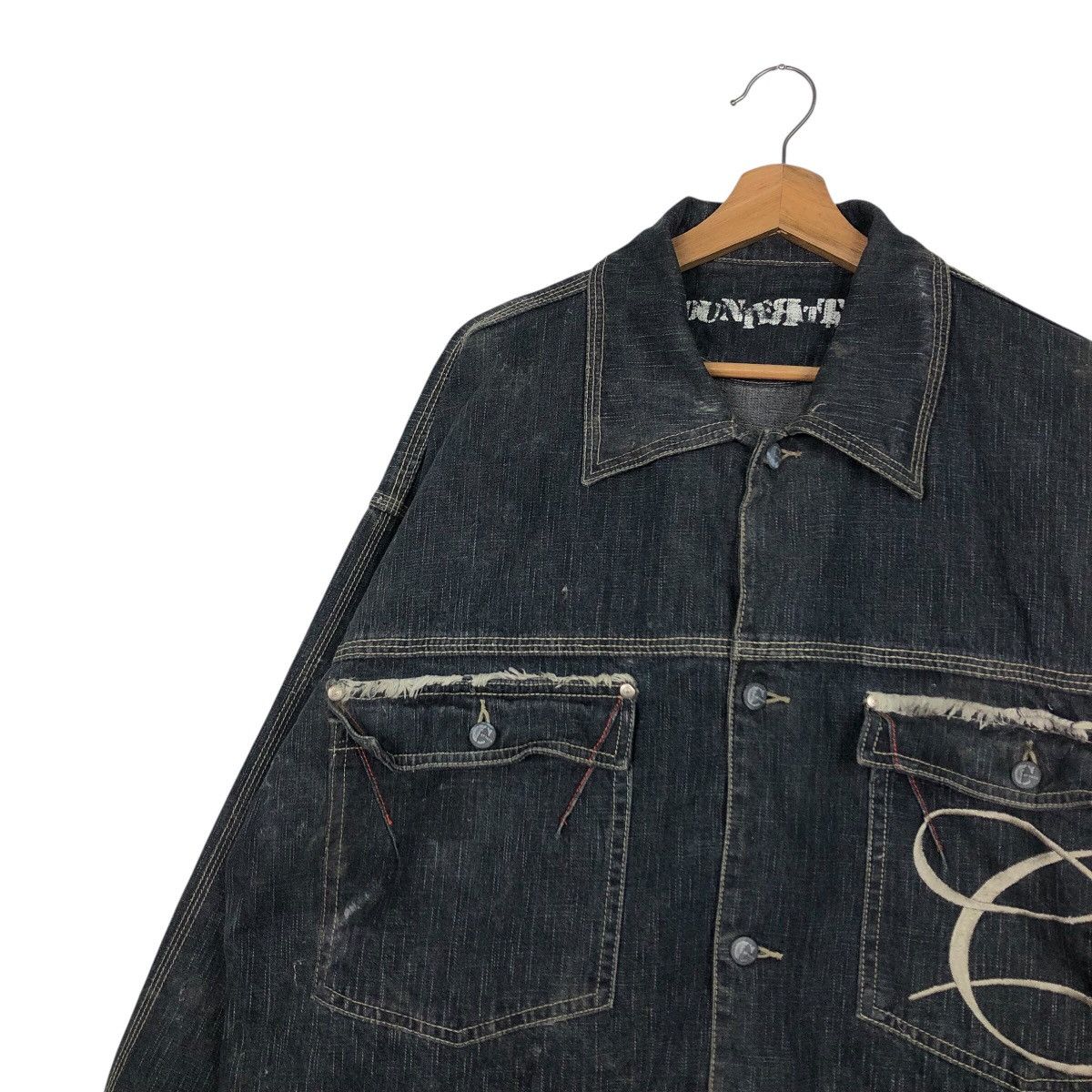 Japanese Brand 📌Vintage Biker Jacket Punk Design Counter Attack Size US M / EU 48-50 / 2 - 8 Thumbnail