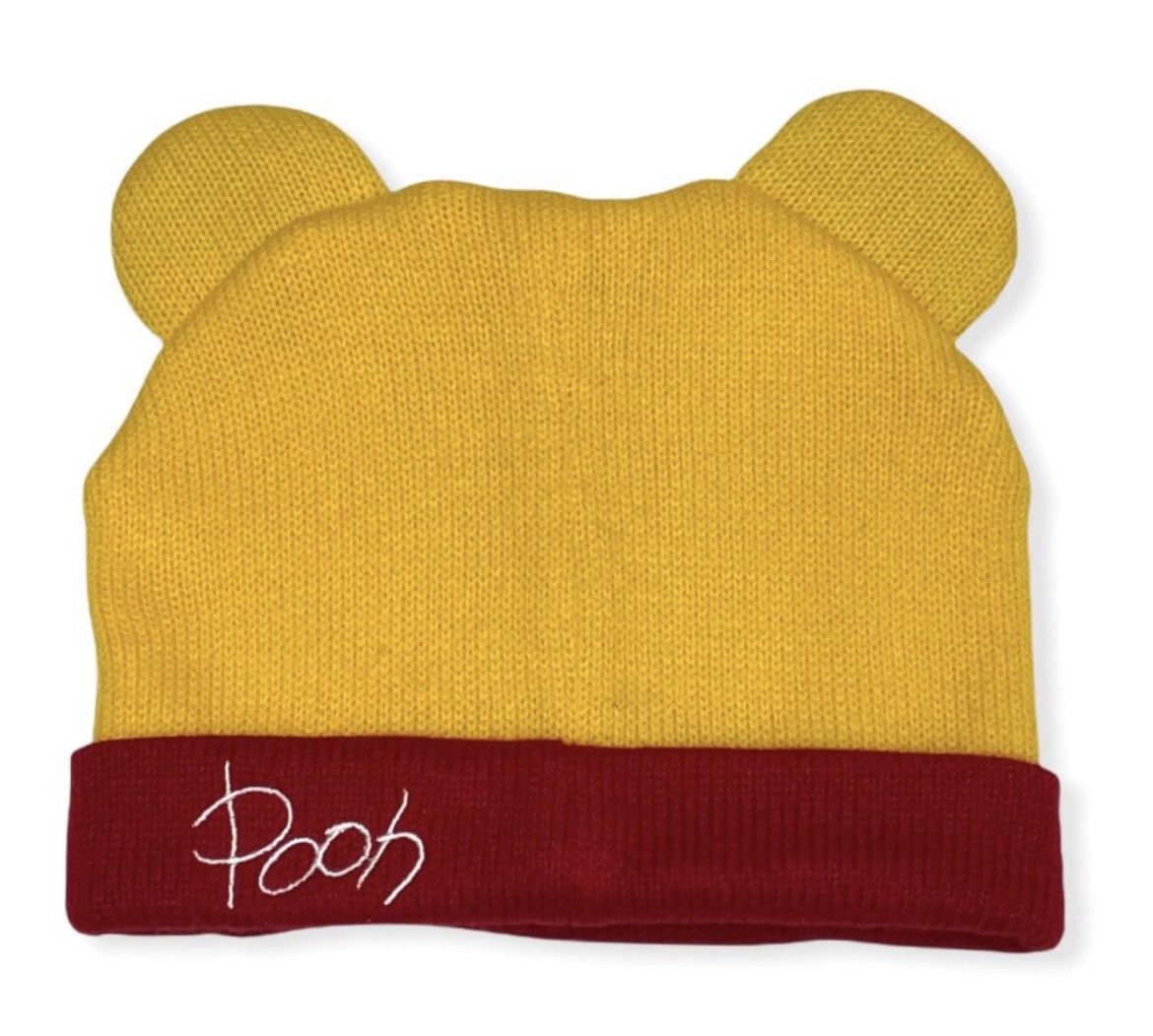 Disney × Vintage DOPE!🔥POOH adults Acrylic Ear Beanie Size ONE SIZE - 4 Thumbnail