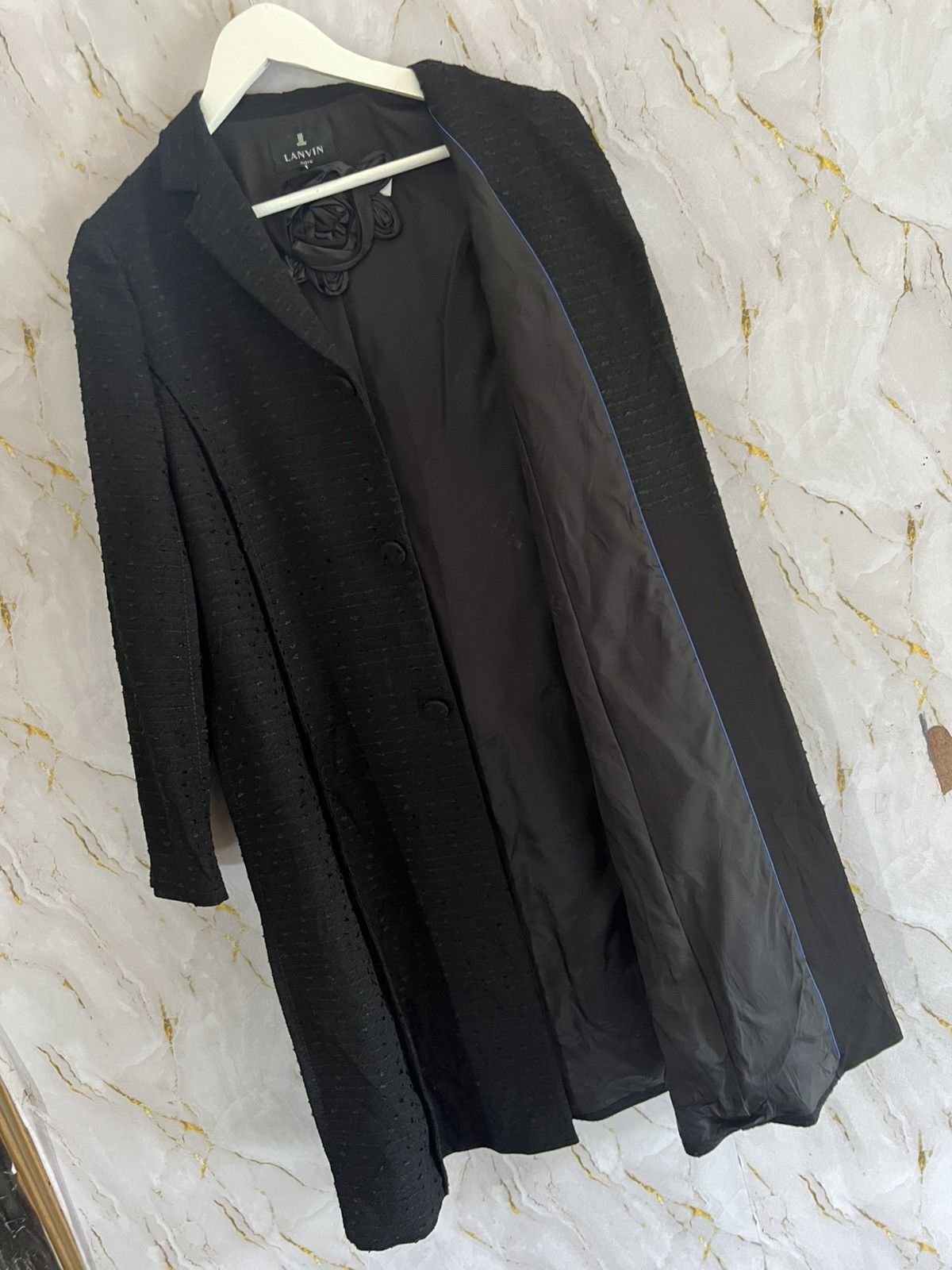 Lanvin LANVIN NOIR CLOAK LONG JACKET Size US M / EU 48-50 / 2 - 6 Thumbnail
