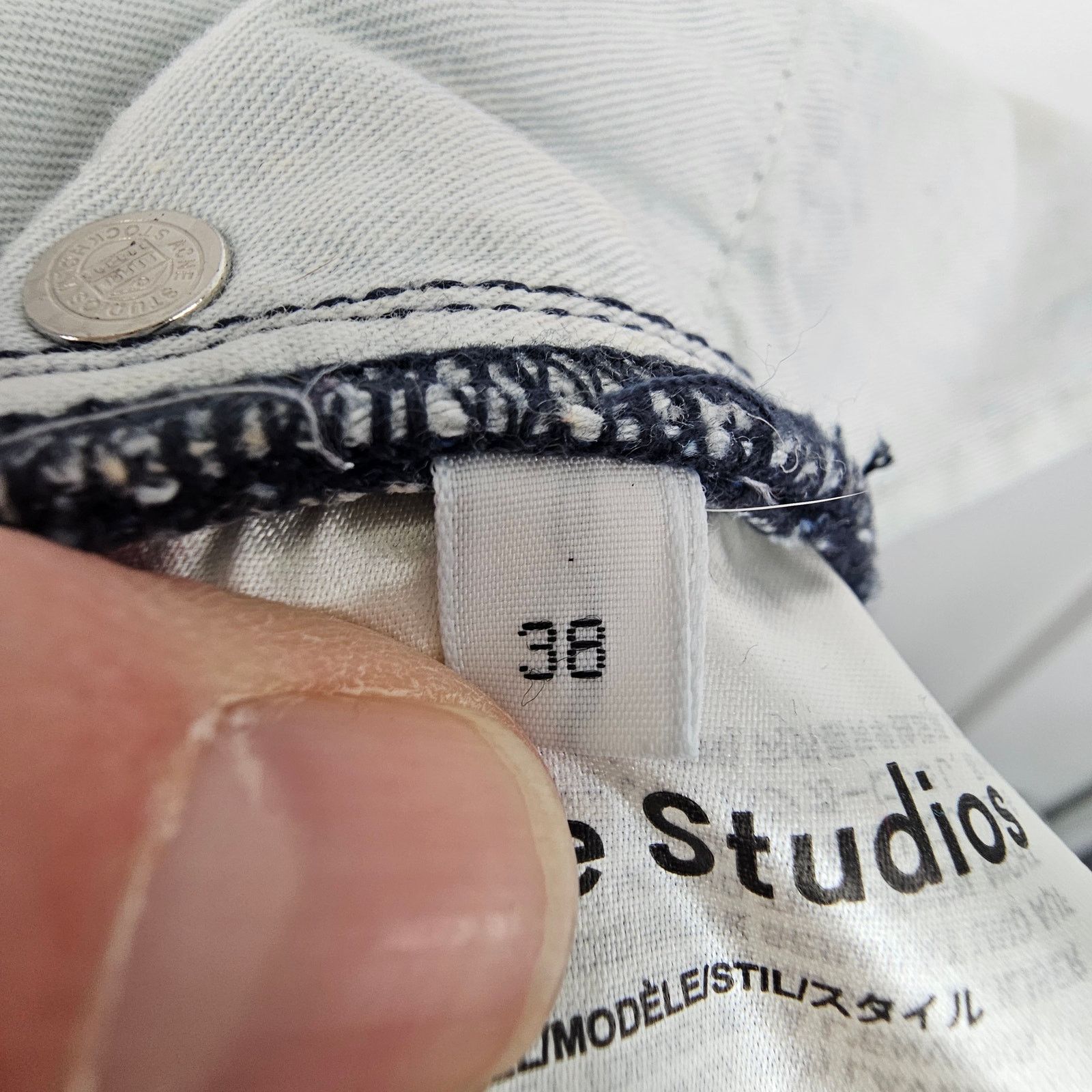 Acne Studios Acne Studios Womens Pop Trash Distressed Jeans 38 US 29/30 Size 31" - 9 Thumbnail