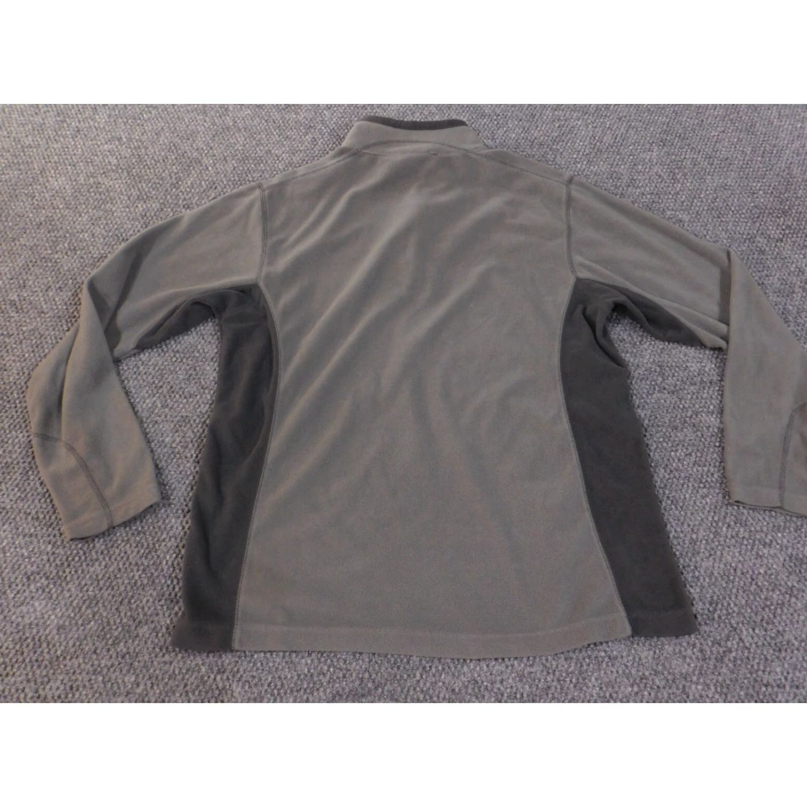 Vintage Columbia Sweatshirt Men L Gray Fleece 1/4 Zip Outdoors Hiking Camping Pullover Hooded Regular Long Sleeve Logo Pattern Solid Size US L / EU 52-54 / 3 - 7 Thumbnail