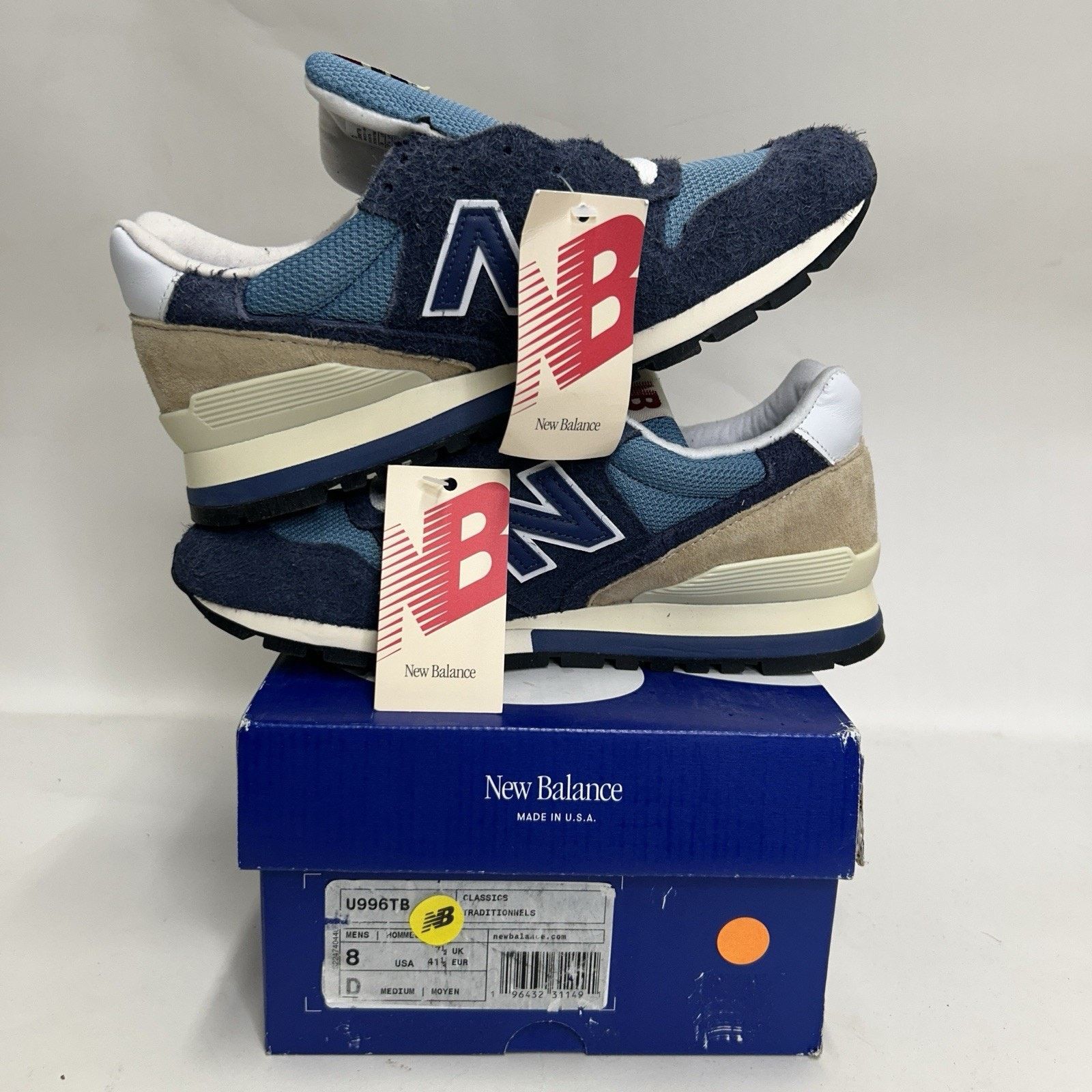New Balance New Balance 996 Teddy Santis Low “Navy Beige” U996TB Size US 8 / EU 41 - 3 Thumbnail