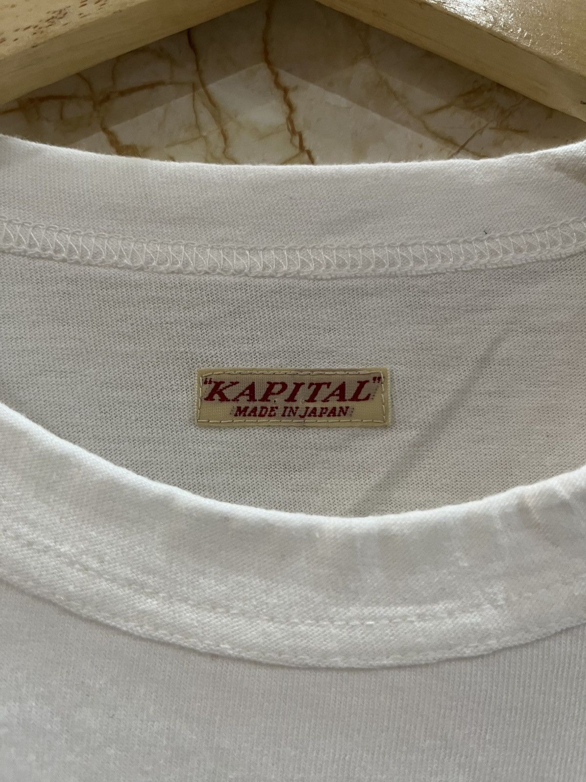 Kapital Kapital Rookie Crew Tee - White XLarge Size US XL / EU 56 / 4 - 4 Thumbnail