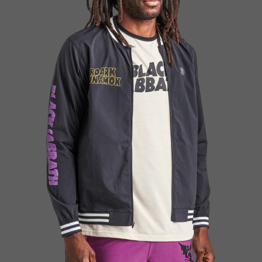 Roark Roark Black Sabbath Roadie Bomber Jacket Size Small NWT Size US S / EU 44-46 / 1 - 8 Thumbnail