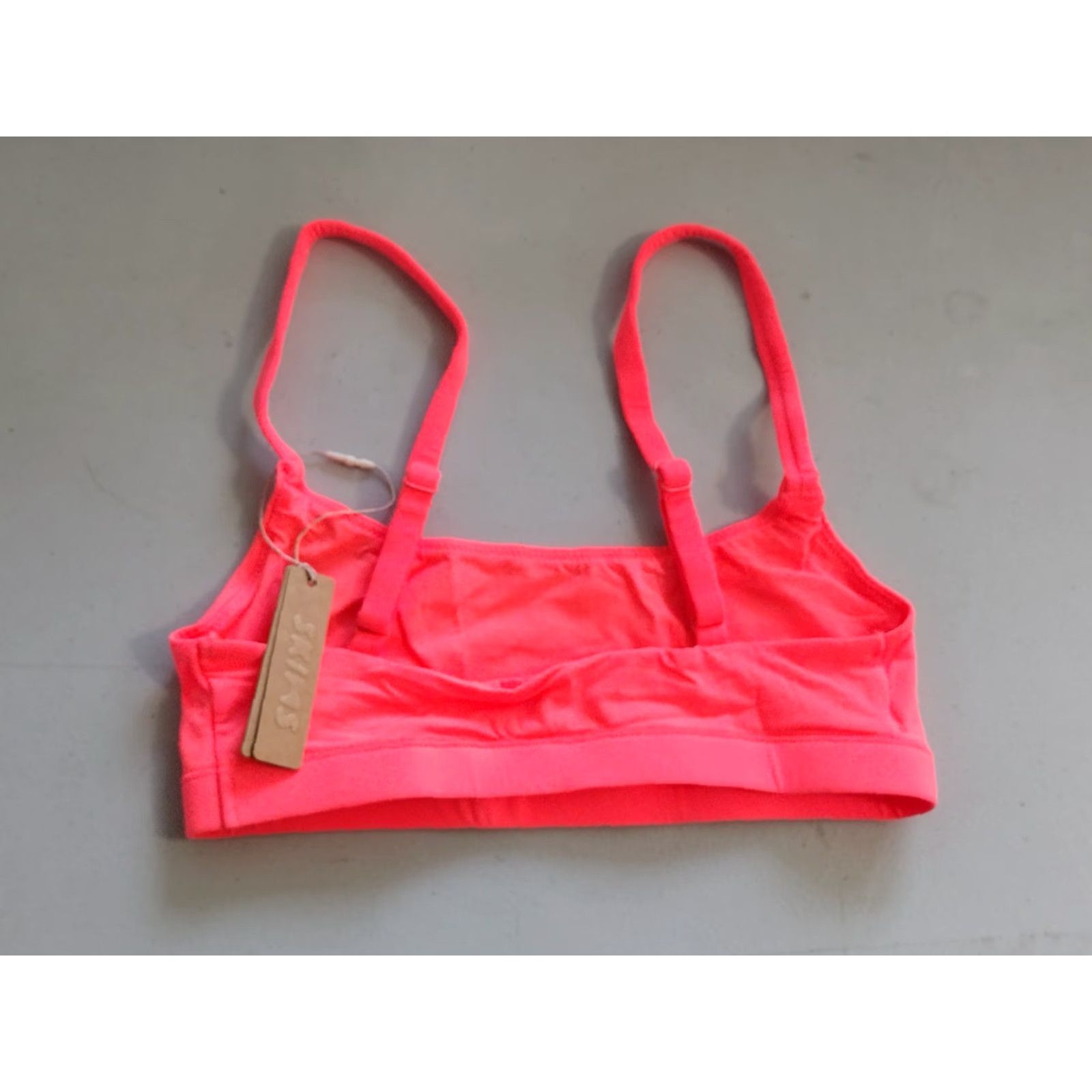SKIMS SKIMS Bralette Shirt Women XS Nectarine Fits Everybody Scoop Neck Bralette Bra XXS 2XS Size ONE SIZE - 2 Thumbnail