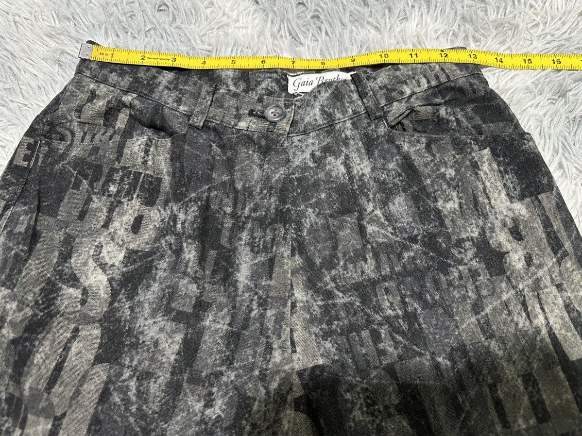 Japanese Brand 🔥Sick Y2K Japanese Poem Pants Vkei Goth Punk Size US 26 / EU 42 - 9 Thumbnail