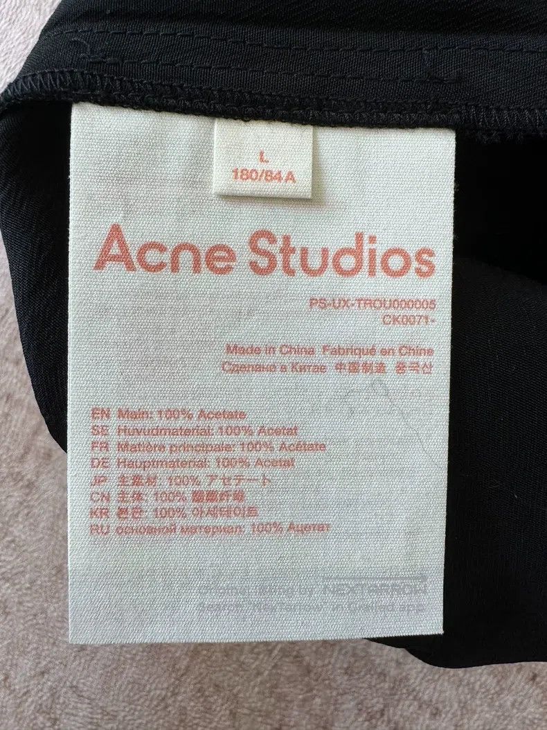 Acne Studios Acne Studios size L Striped Satin Tie-Waist Long Casual Pan Size US 30 / EU 46 - 4 Thumbnail
