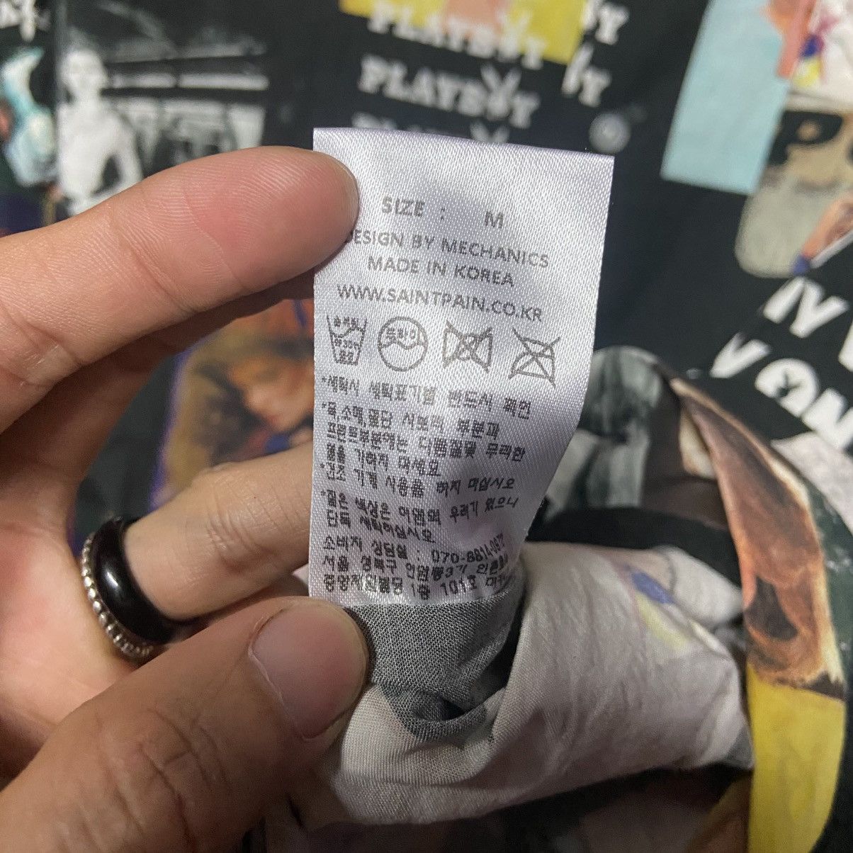 Playboy Rare 🔥 PLAYBOY x Saintpain Magazine Design Size US M / EU 48-50 / 2 - 7 Thumbnail