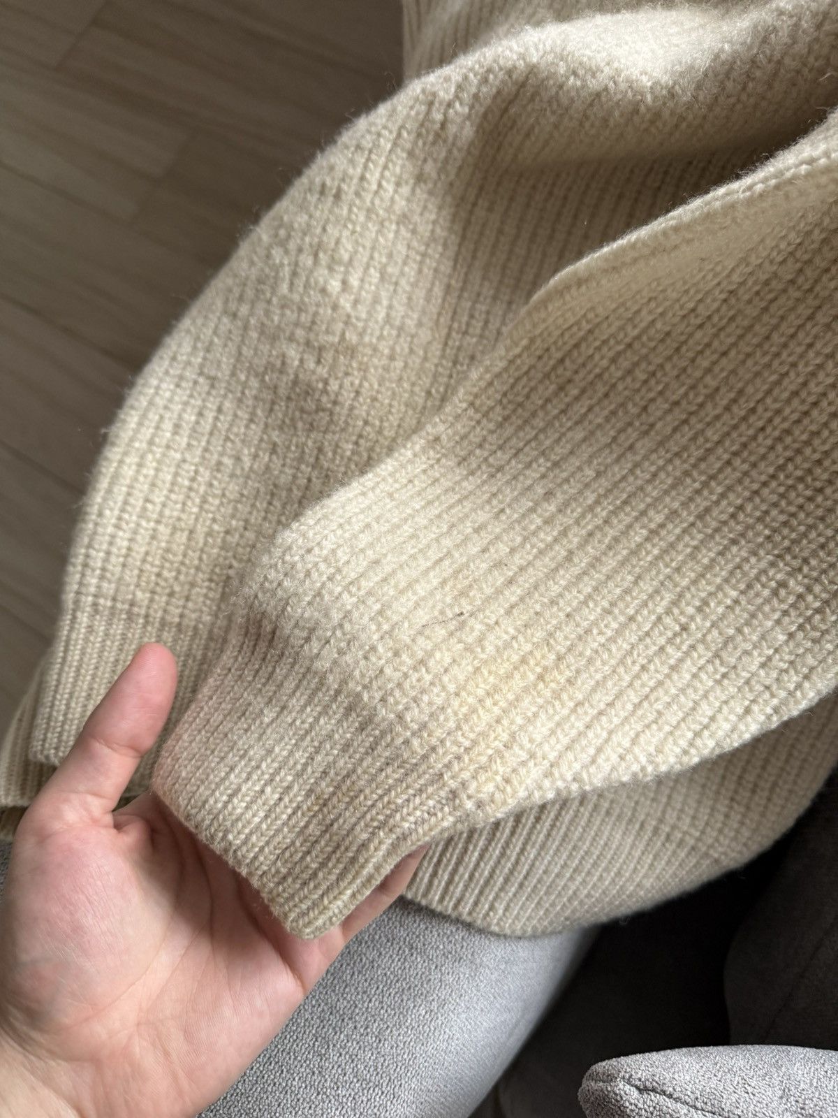 Barbour Vintage 80s Barbour Wool Knit Fisherman Croped Sweater Size US M / EU 48-50 / 2 - 10 Thumbnail