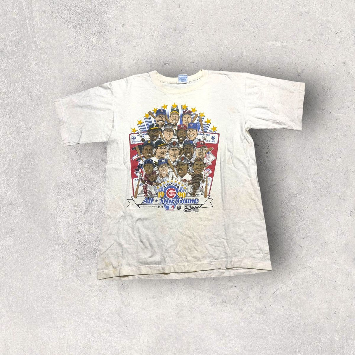MLB × Salem Sportswear × Vintage Vintage 1990 MLB All Star Game tee Size US L / EU 52-54 / 3 - 1 Thumbnail