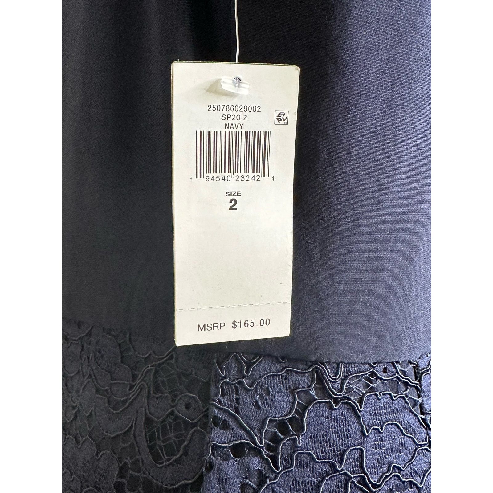 Ralph Lauren Ralph Lauren navy blue lace detail skirt cocktail dress 2 Size XS / US 0-2 / IT 36-38 - 7 Thumbnail