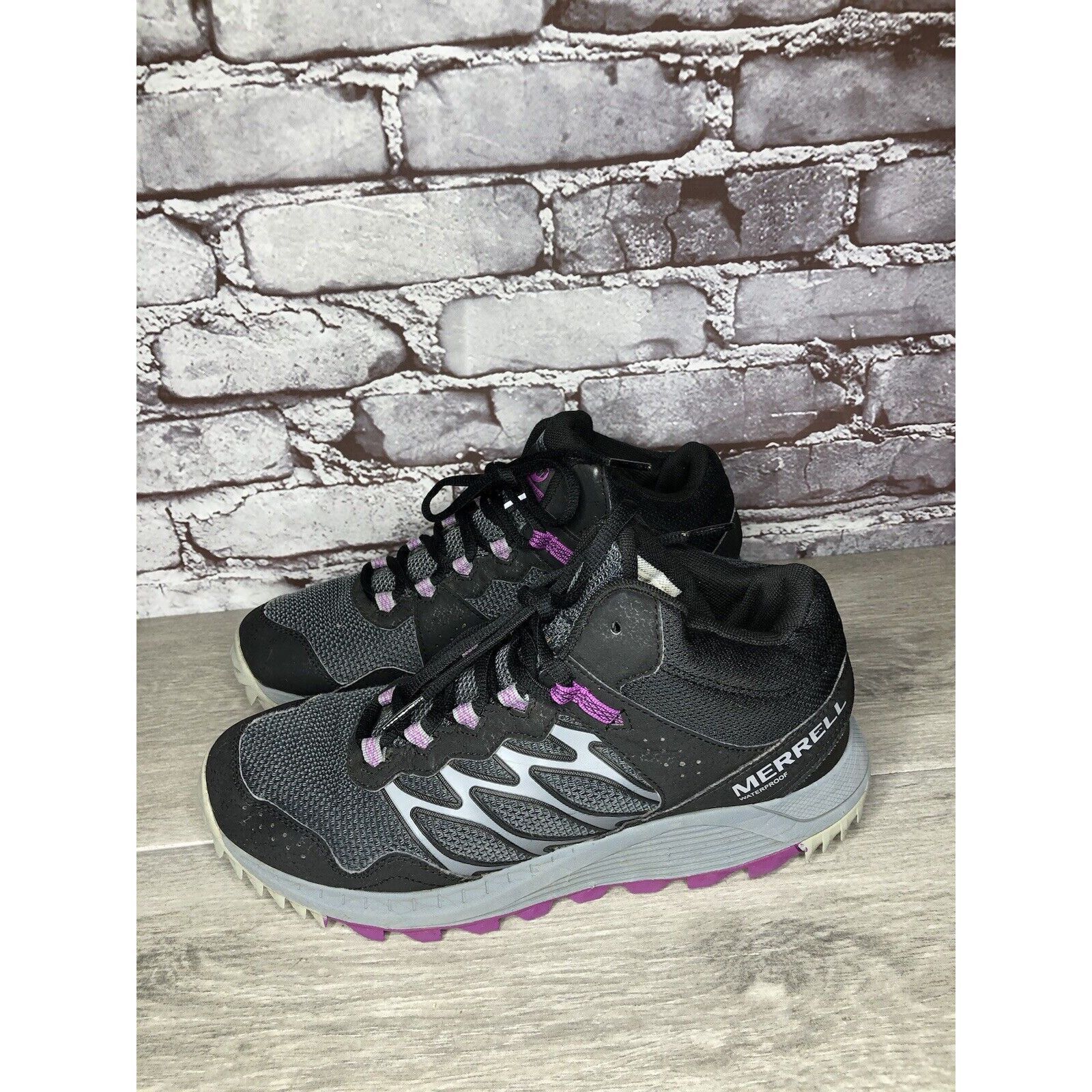 Merrell Merrell Wildwood Mid Waterproof Trail Running Hiking Shoes W Size US 9.5 / IT 39.5 - 16 Thumbnail