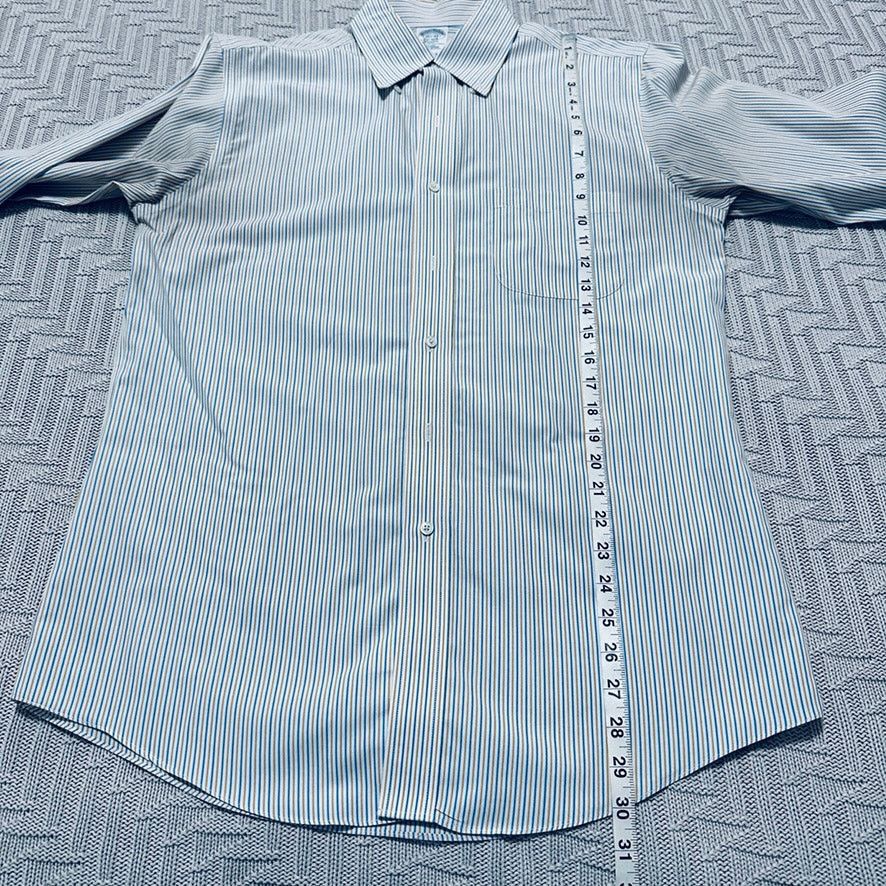 Brooks Brothers Brooks Brothers blue and gold striped Classic button down Size US M / EU 48-50 / 2 - 7 Thumbnail