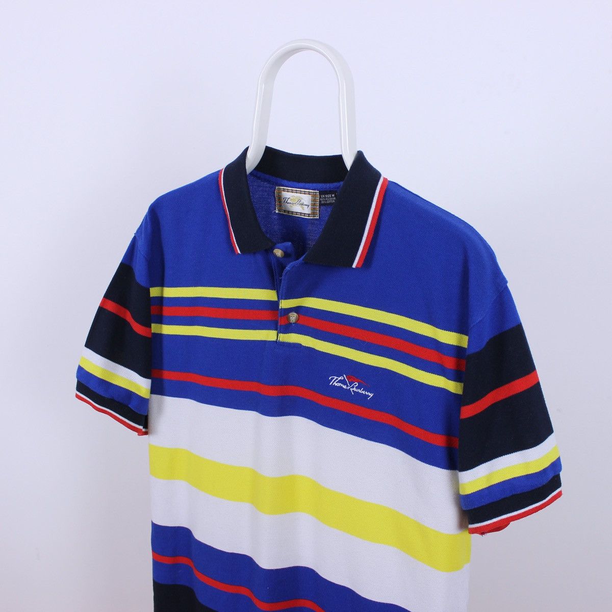 Burberry Vintage Thomas Burberry Short Sleeve Polo Size US M / EU 48-50 / 2 - 1 Thumbnail