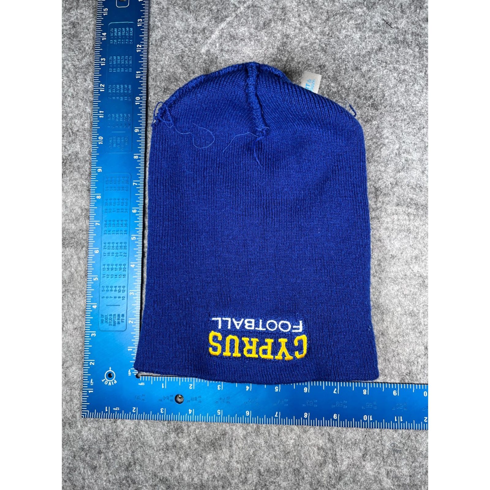 Port & Company Port & Company Cyprus Football Beanie Toque Adult One Size Blue MLS Acrylic Hat Mens Size ONE SIZE - 5 Thumbnail