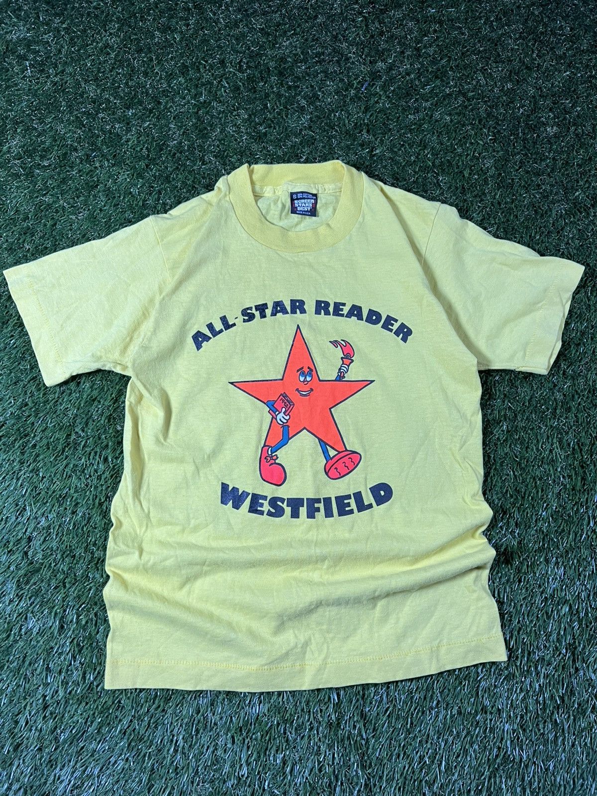 Vintage True Vintage 80s Elementary School All Star Reader Fun Tee Size US S / EU 44-46 / 1 - 1 Thumbnail
