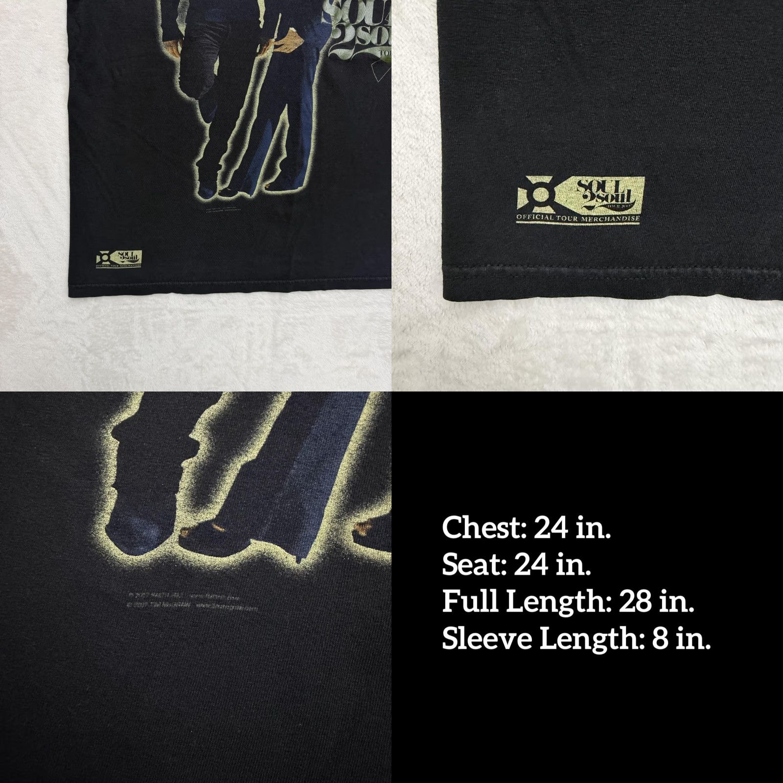 Vintage VINTAGE Tim McGraw Faith Hill Soul2Soul Tour 2007 Shirt Mens XL Black Country Music Tee Size US XL / EU 56 / 4 - 8 Thumbnail