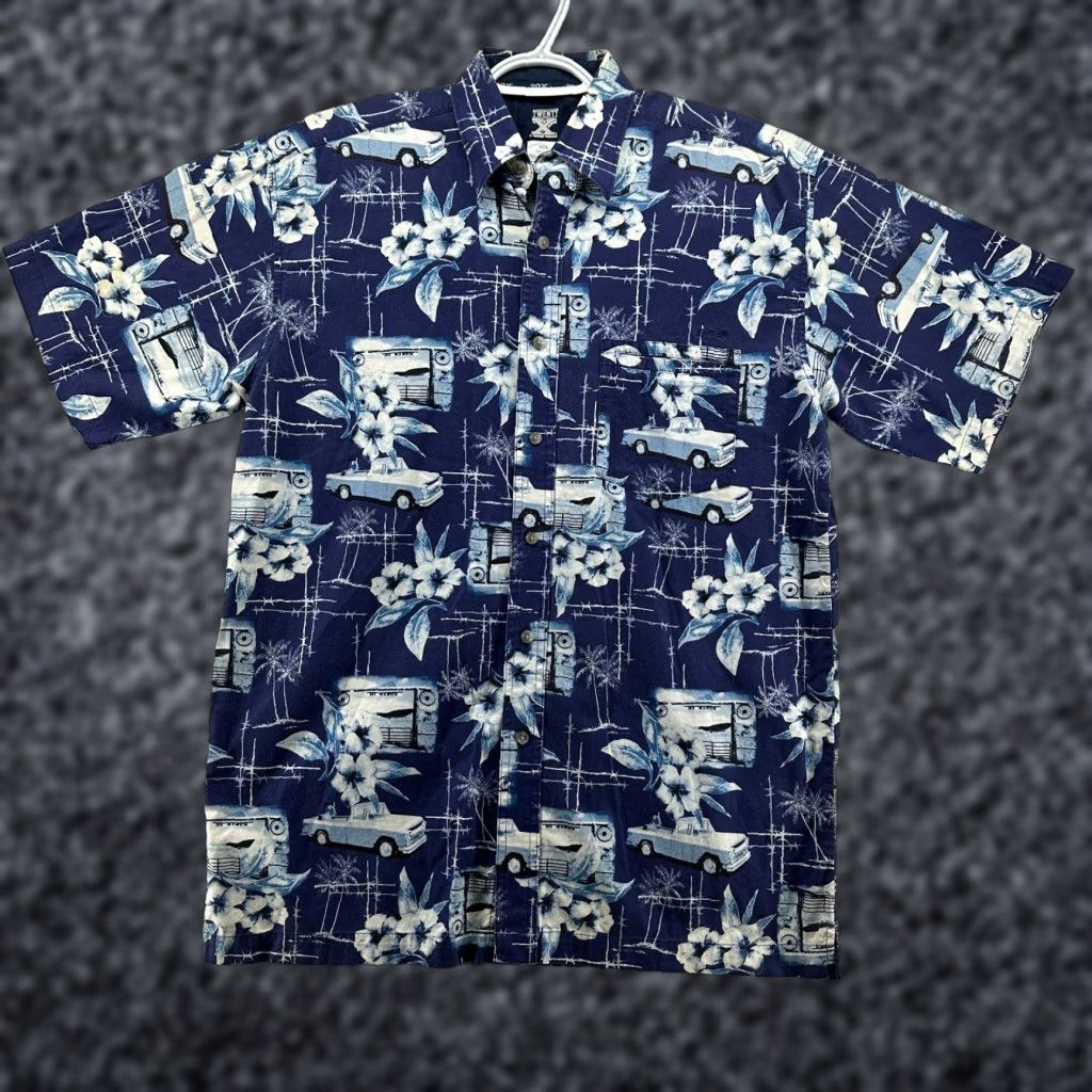 Wrangler Wrangler Button-Up Shirt Multicolor Men's M Floral Hawaiian Casual Short Sleeve Dialed Easy Care Size US M / EU 48-50 / 2 - 1 Thumbnail