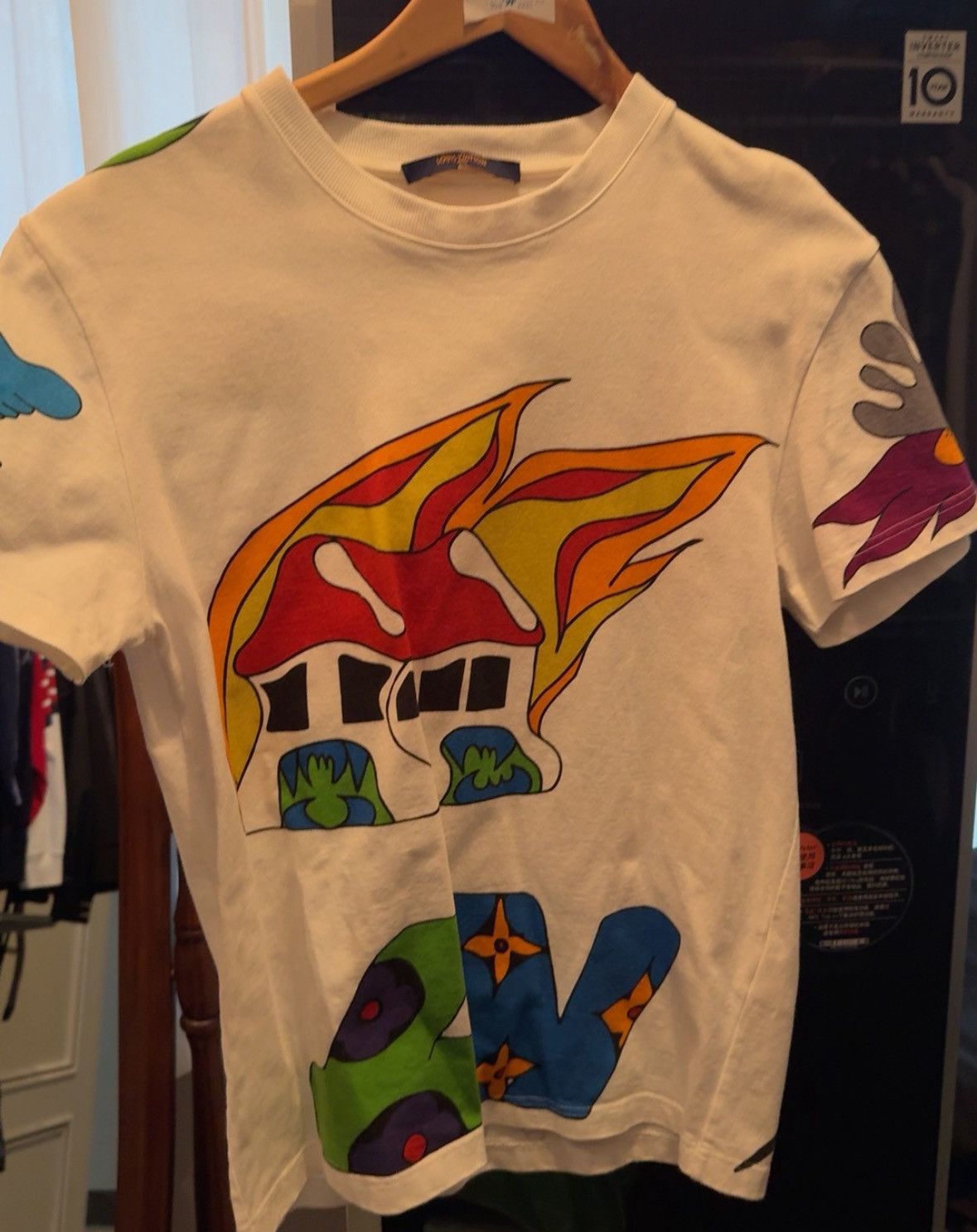 Louis Vuitton Louis Vuitton Cartoon LOGO printed T shirt with ro Size US XS / EU 42 / 0 - 2 Thumbnail
