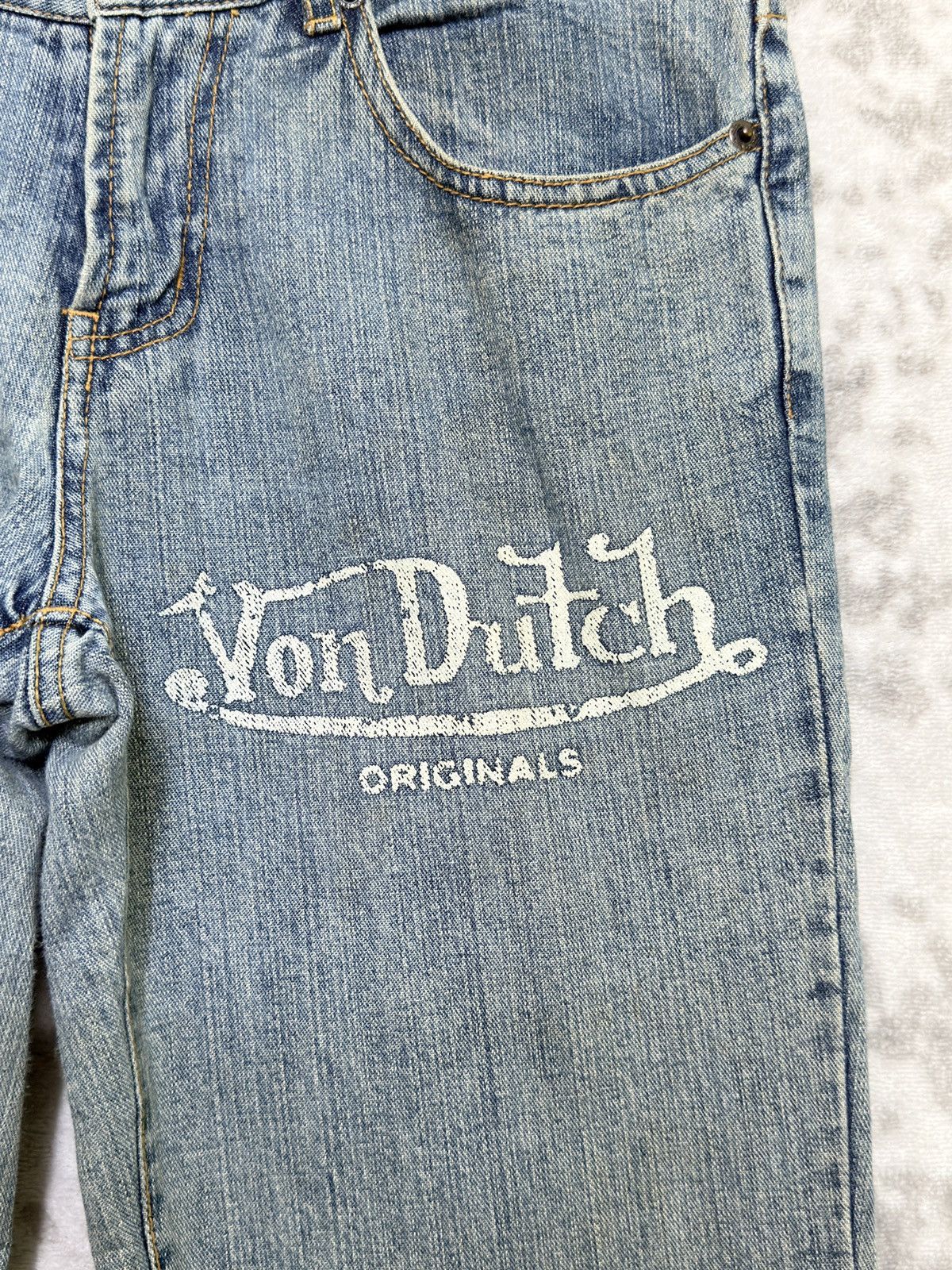 Von Dutch Von Dutch Flared Jeans Low Rise Bell Bottom Archive Denim Size US 30 / EU 46 - 8 Thumbnail