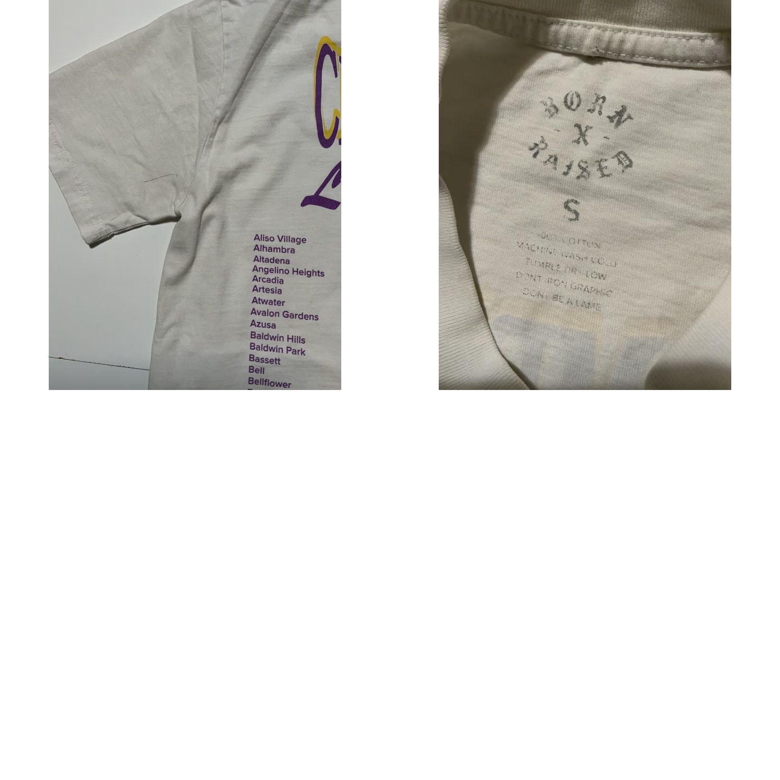 Born X Raised VINTAGE Born X Raised Los Angeles Lakers 2020 Champions Basketball Graphic T-Shirt Sz. S Mens White 90s Size US S / EU 44-46 / 1 - 9 Thumbnail